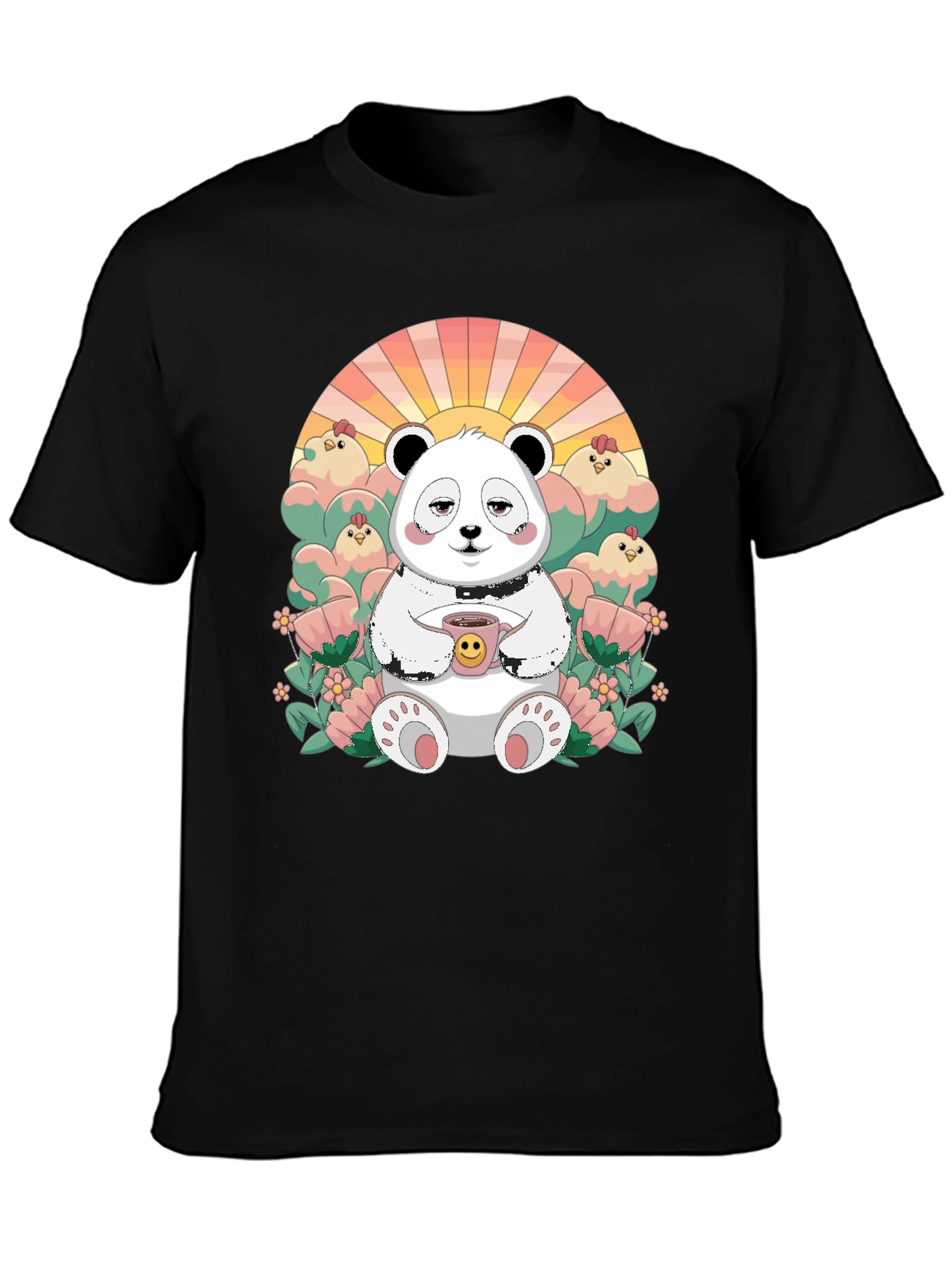 Cute Panda T-Shirt - Relaxed Graphic Tee