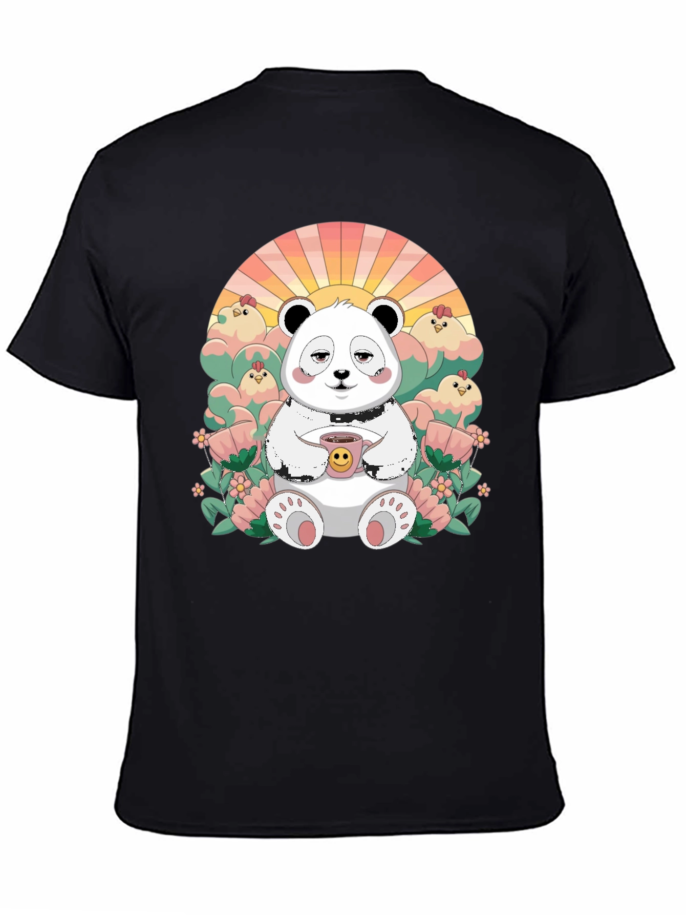 Cute Panda T-Shirt - Relaxed Graphic Tee