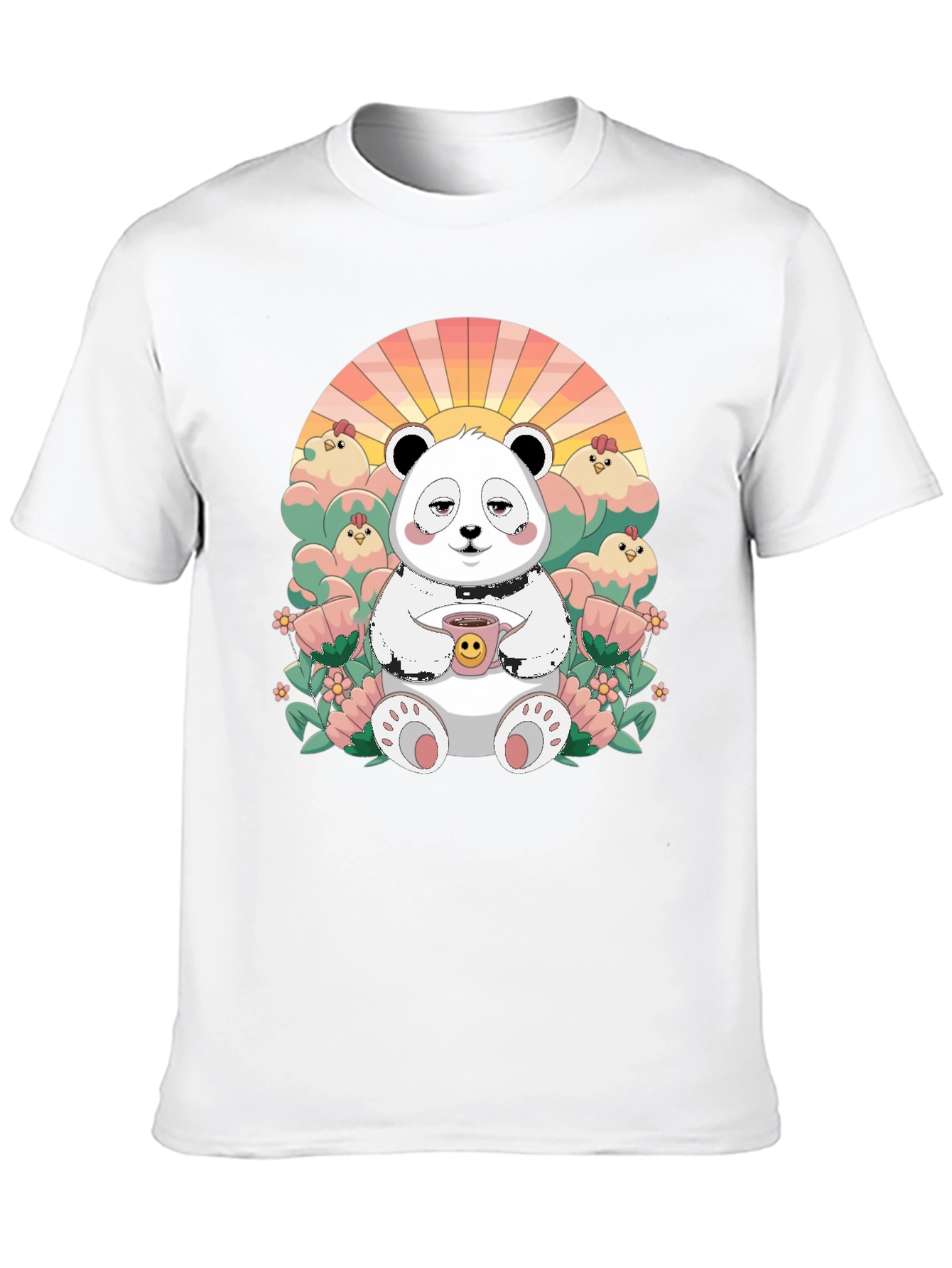 Cute Panda T-Shirt - Relaxed Graphic Tee