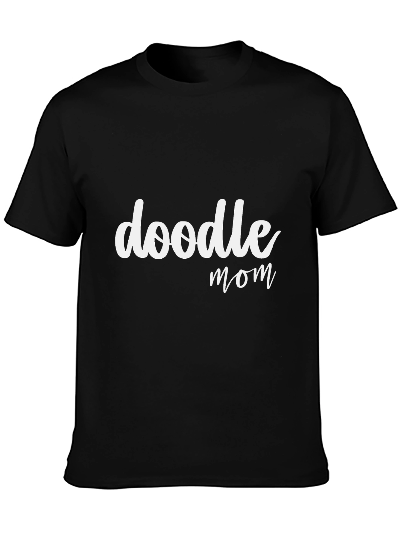 Doodle Mom T-Shirt - Black