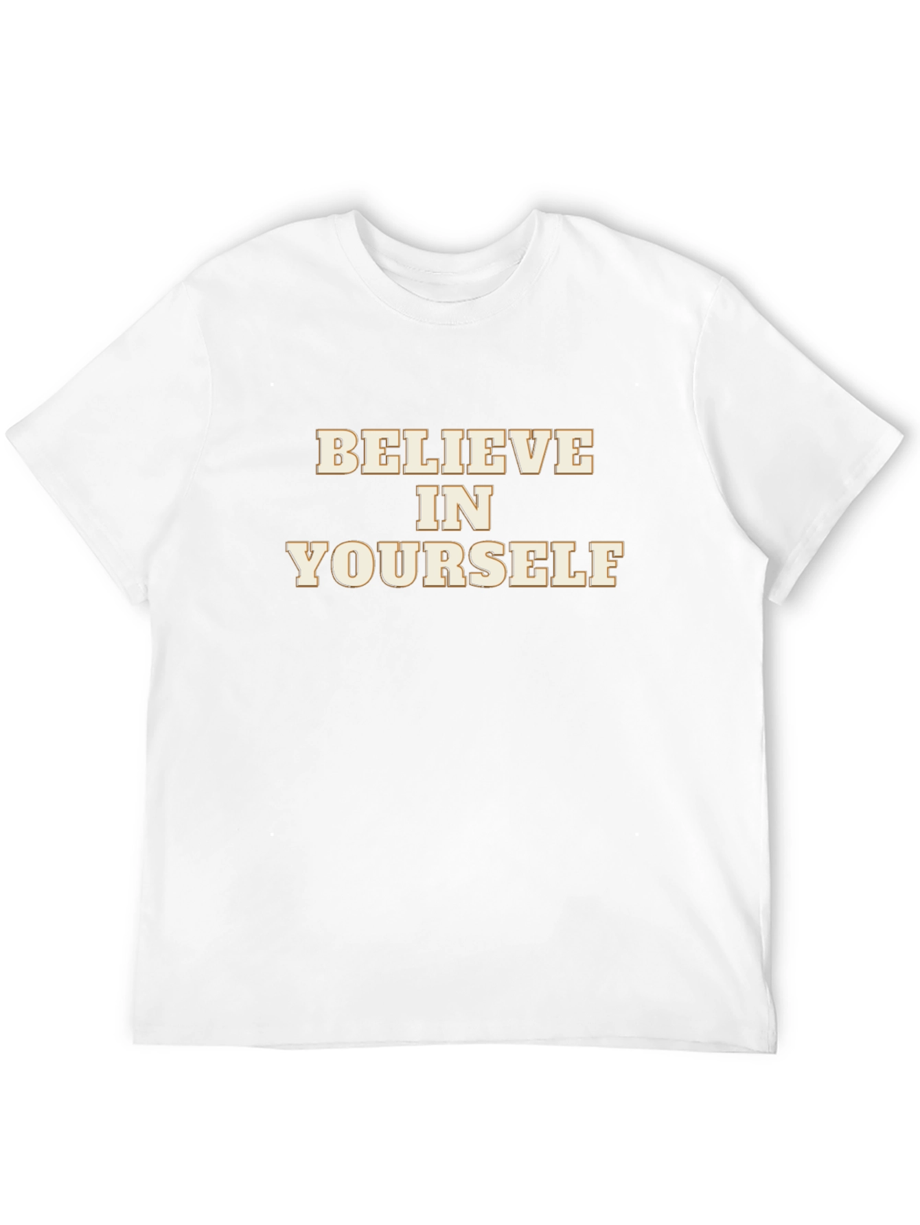 Believe In Yourself Black Graphic Tee