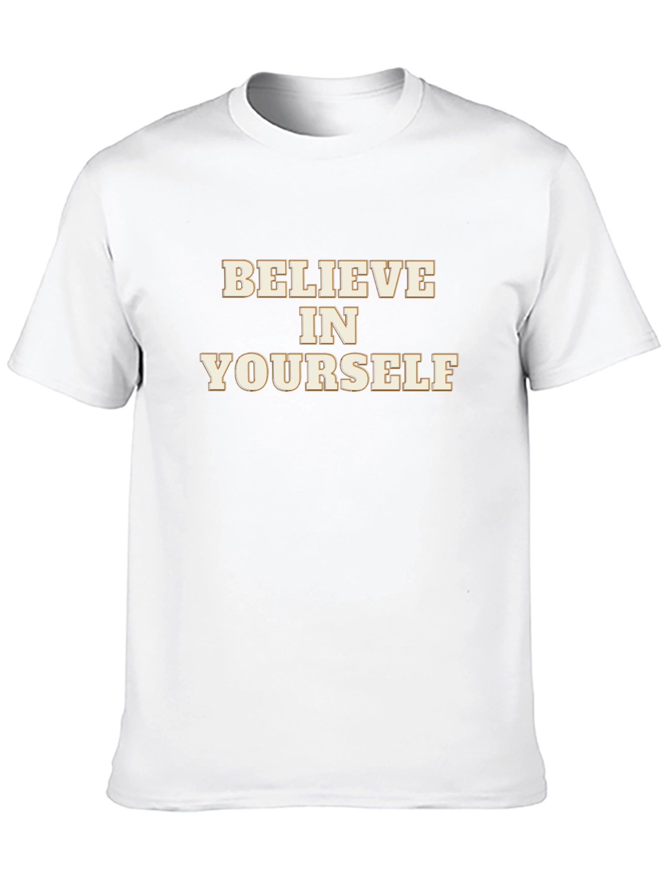 Believe In Yourself Black Graphic Tee