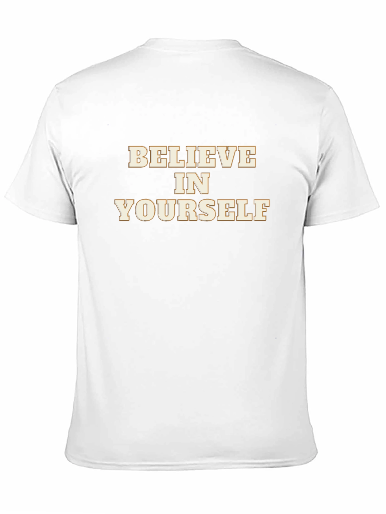 Believe In Yourself Black Graphic Tee