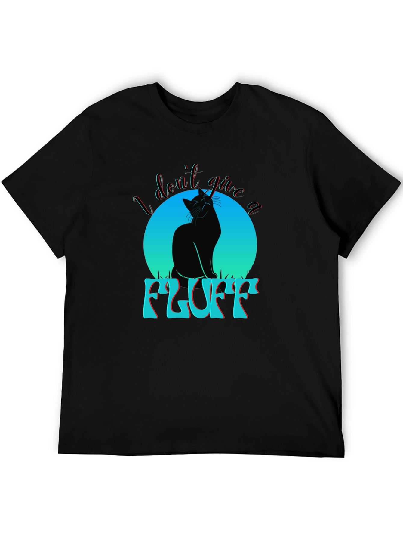 I Dont Give A Fluff Cat T-Shirt