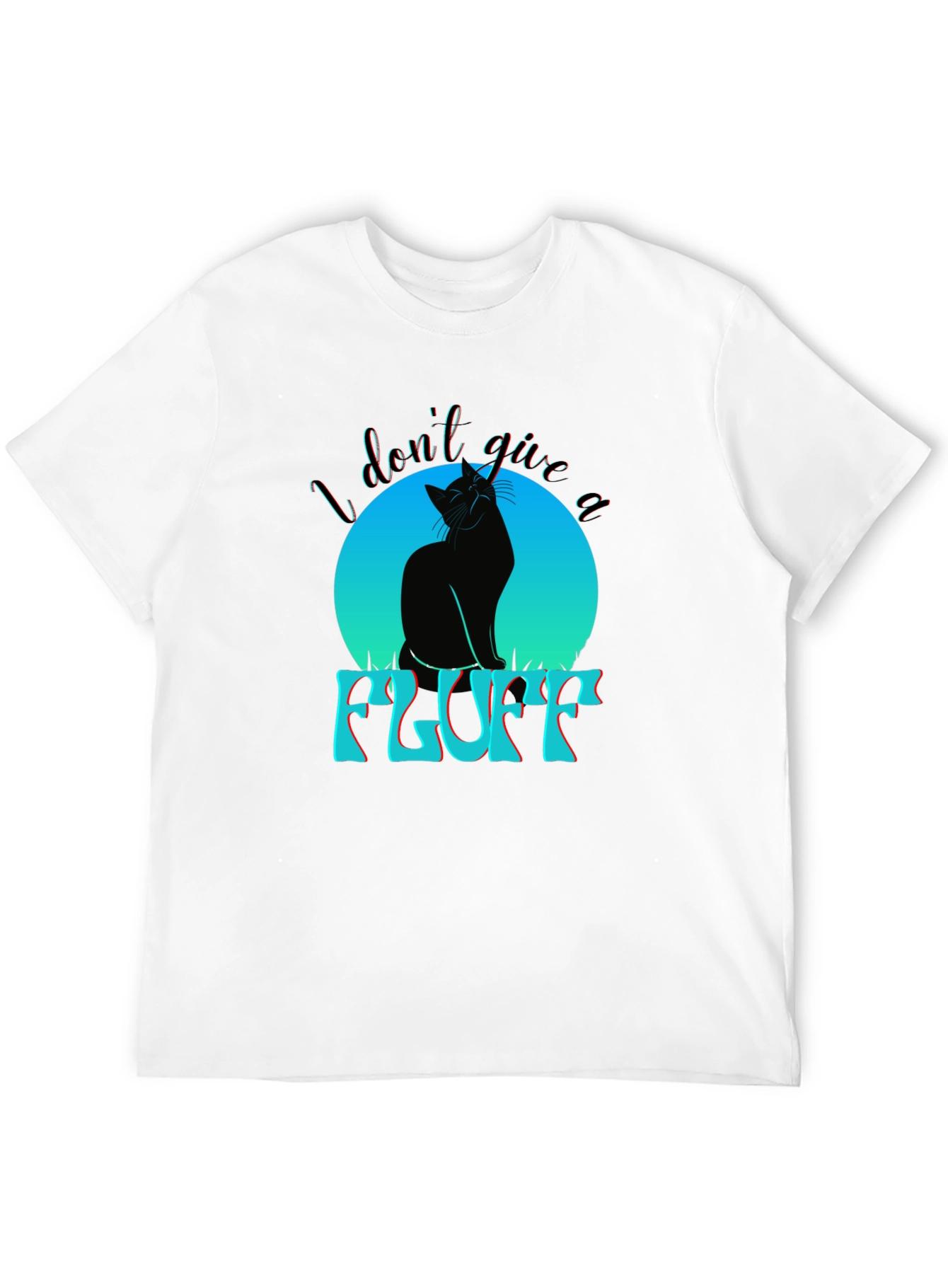 I Dont Give A Fluff Cat T-Shirt