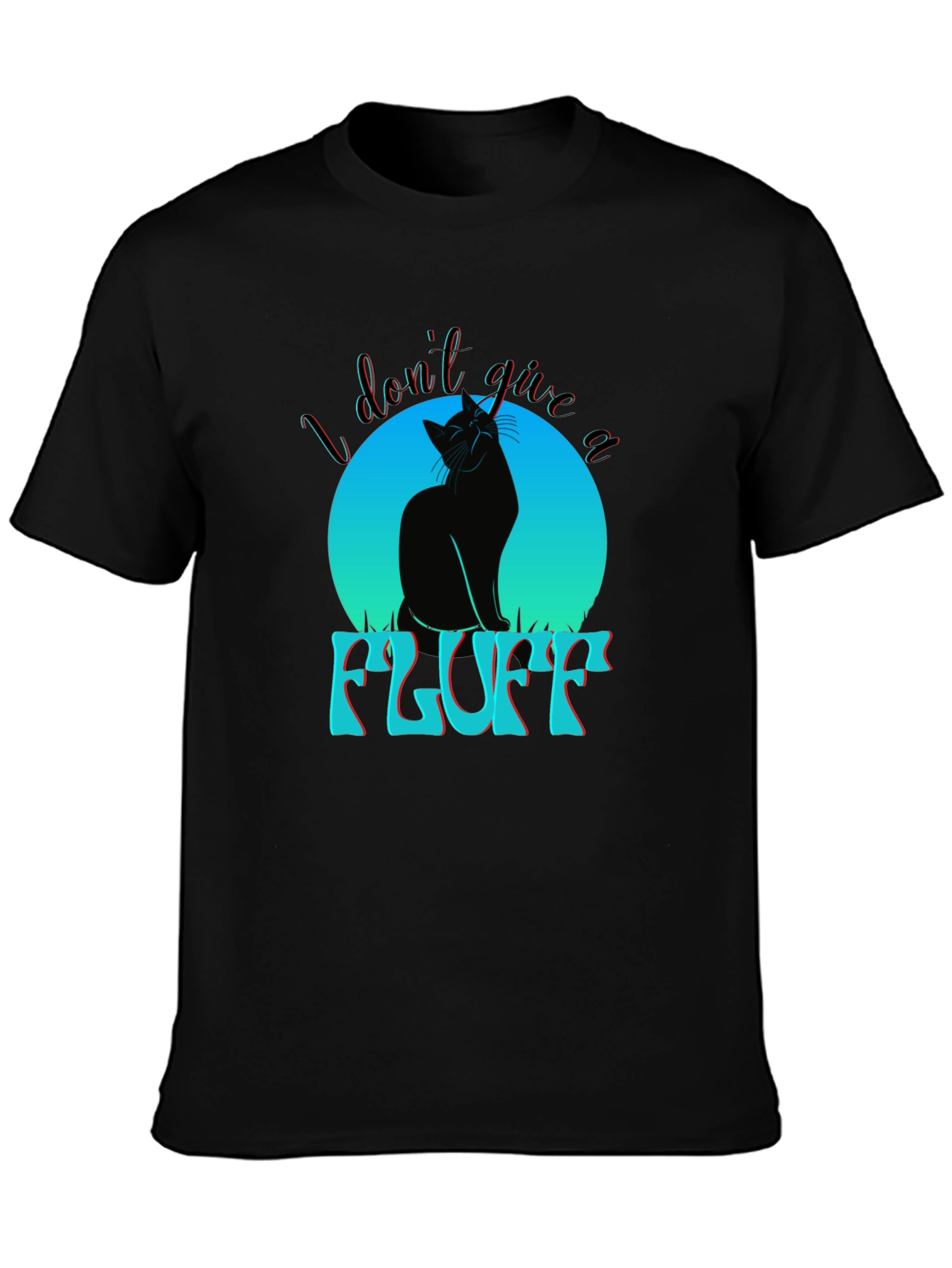 I Dont Give A Fluff Cat T-Shirt