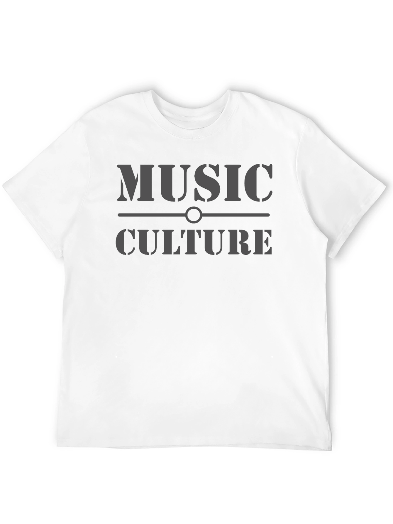 Music Culture Graphic Tee - Stylish Black T-Shirt