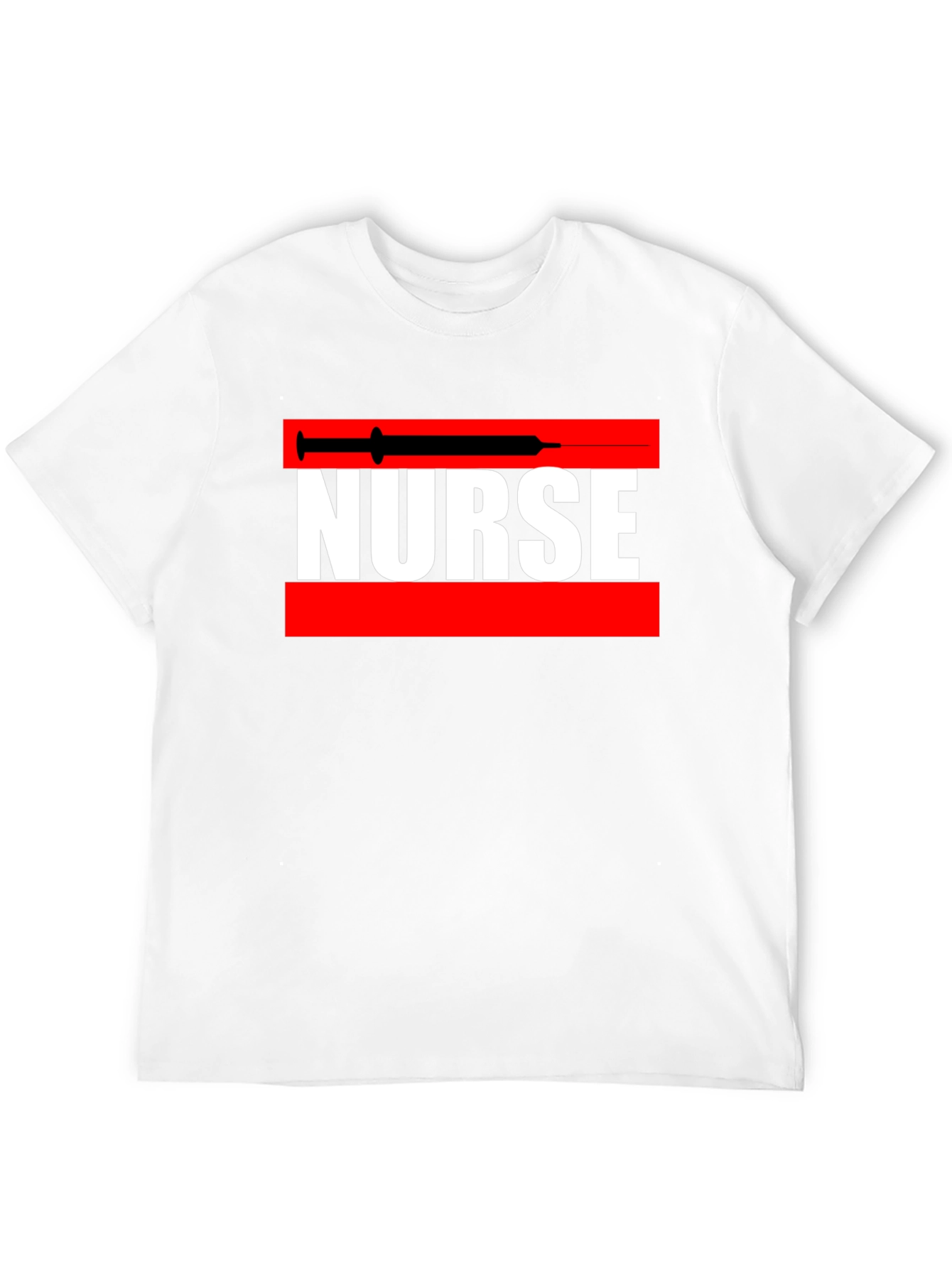 Nurse Syringe Graphic Tee - Medical Professional Apparel