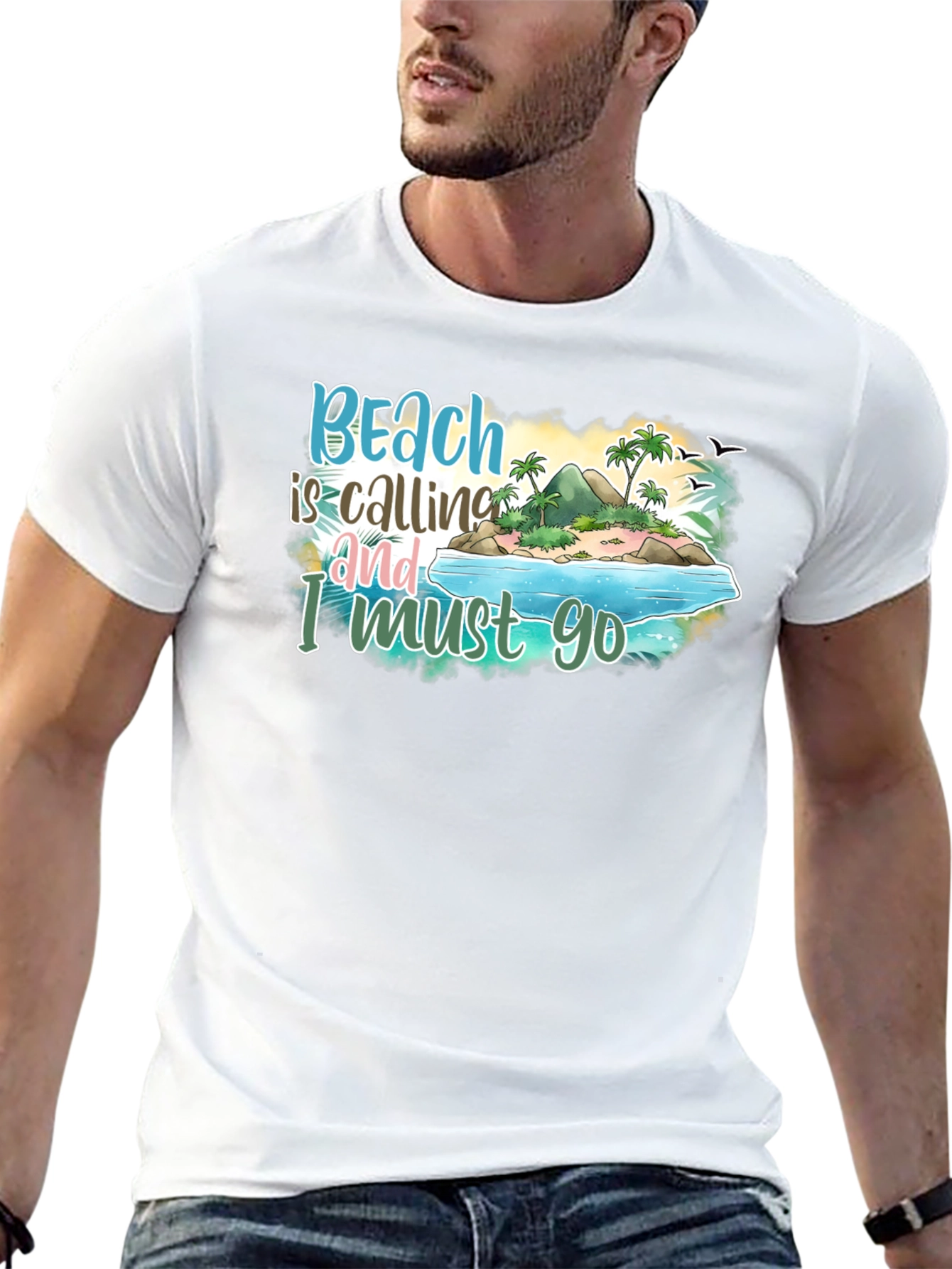 Beach Calling Graphic Tee