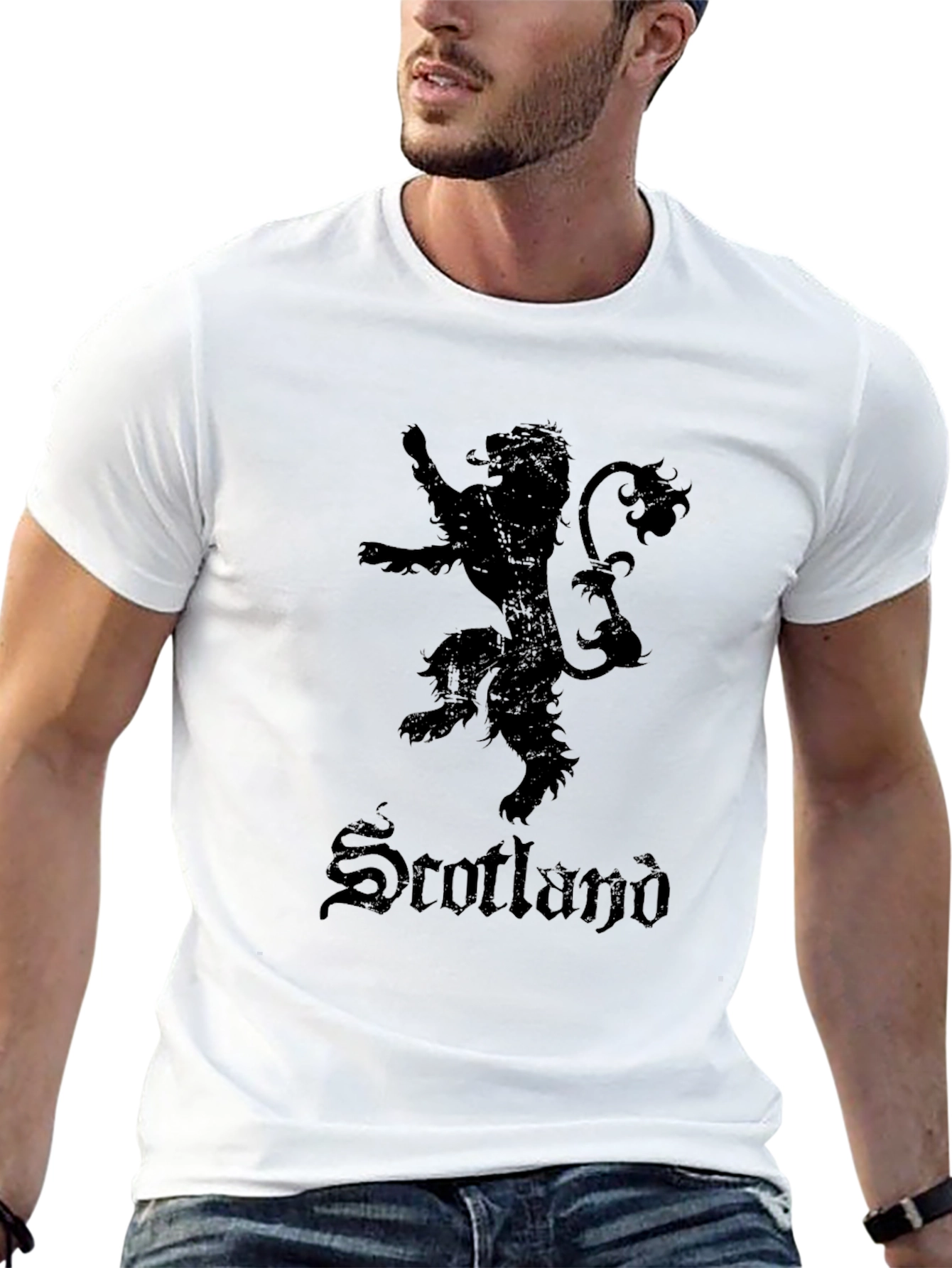 Scotland Lion Rampant Black T-Shirt