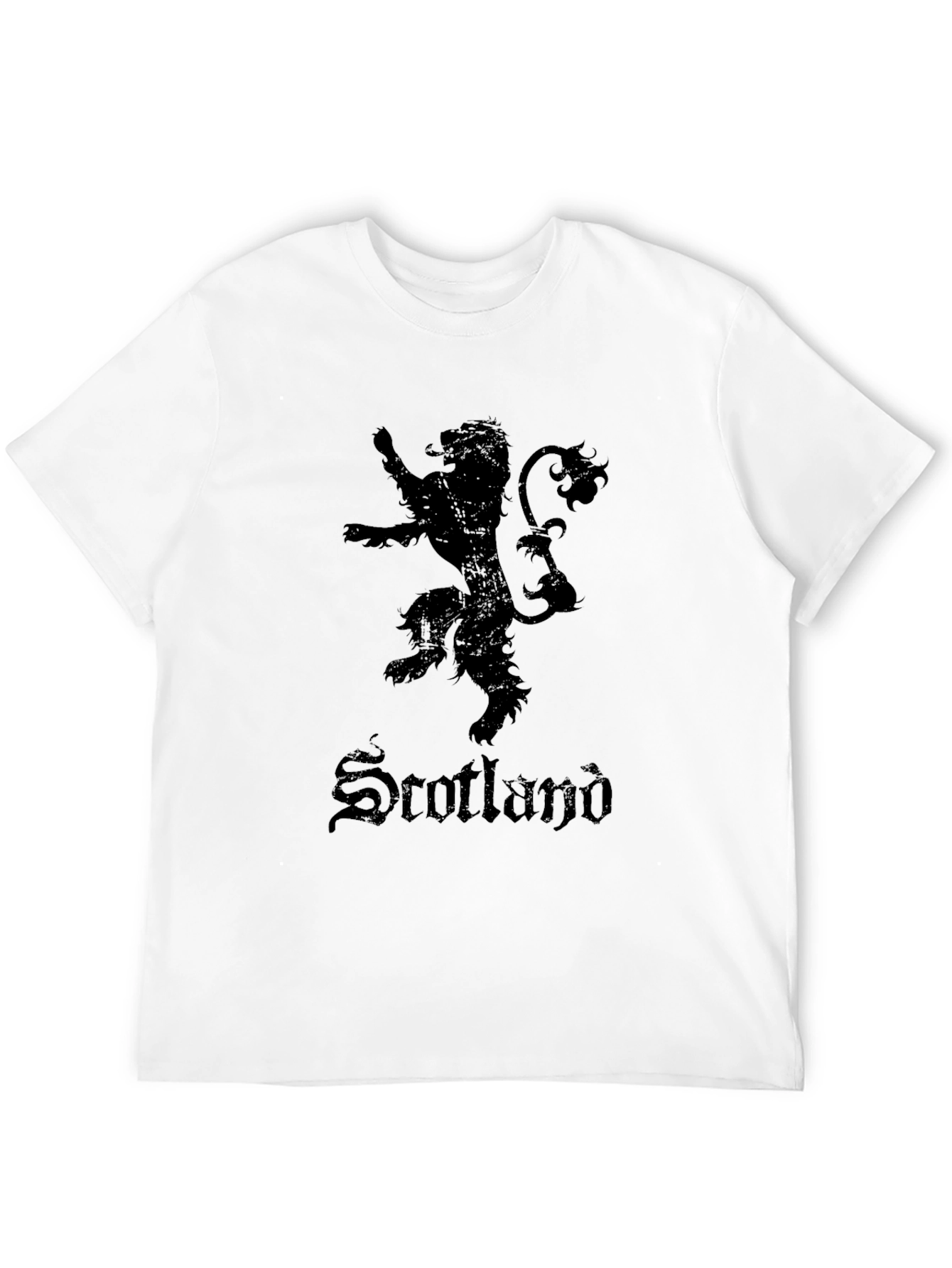 Scotland Lion Rampant Black T-Shirt
