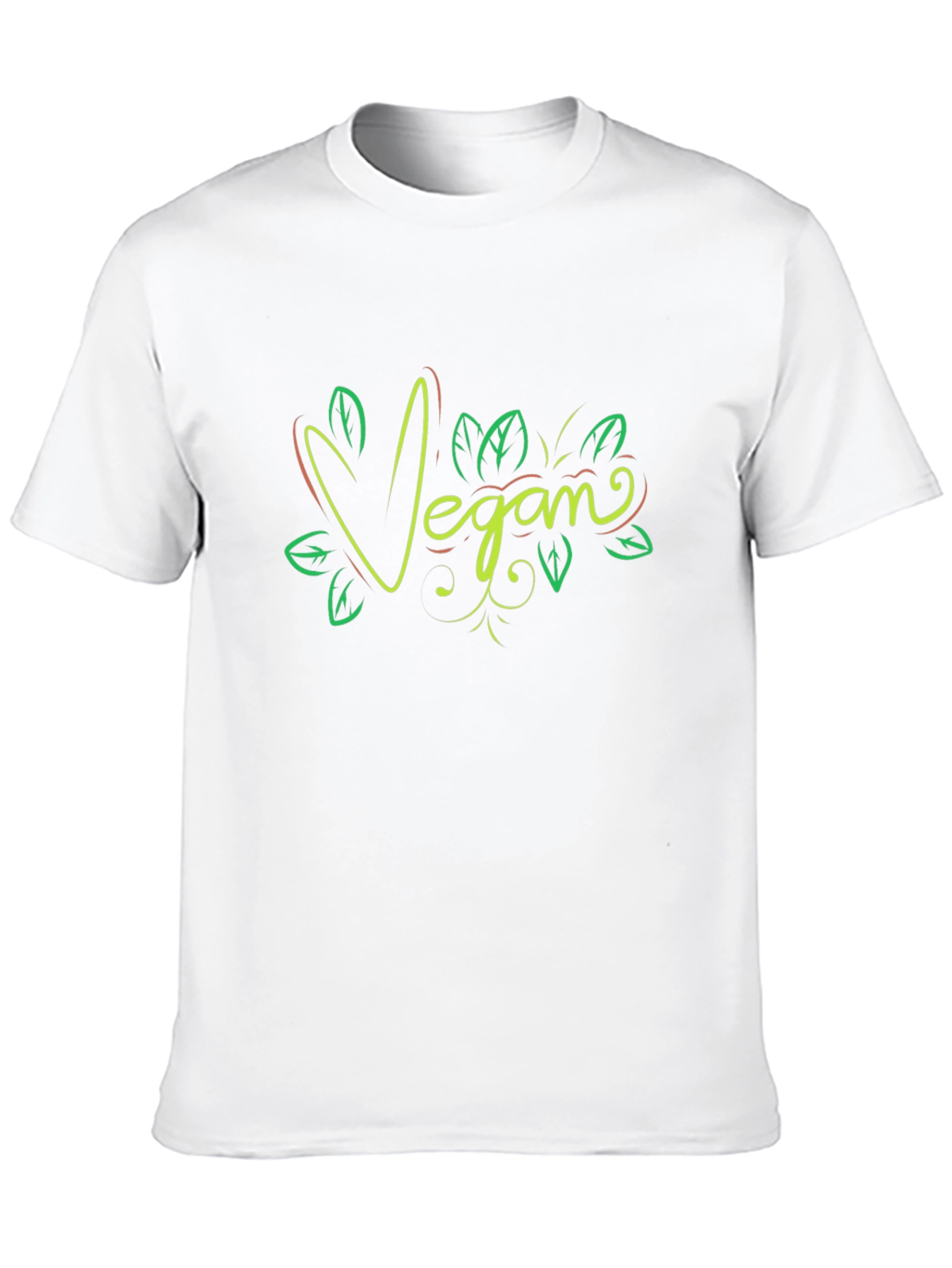 Vegan Graphic Print Black T-Shirt