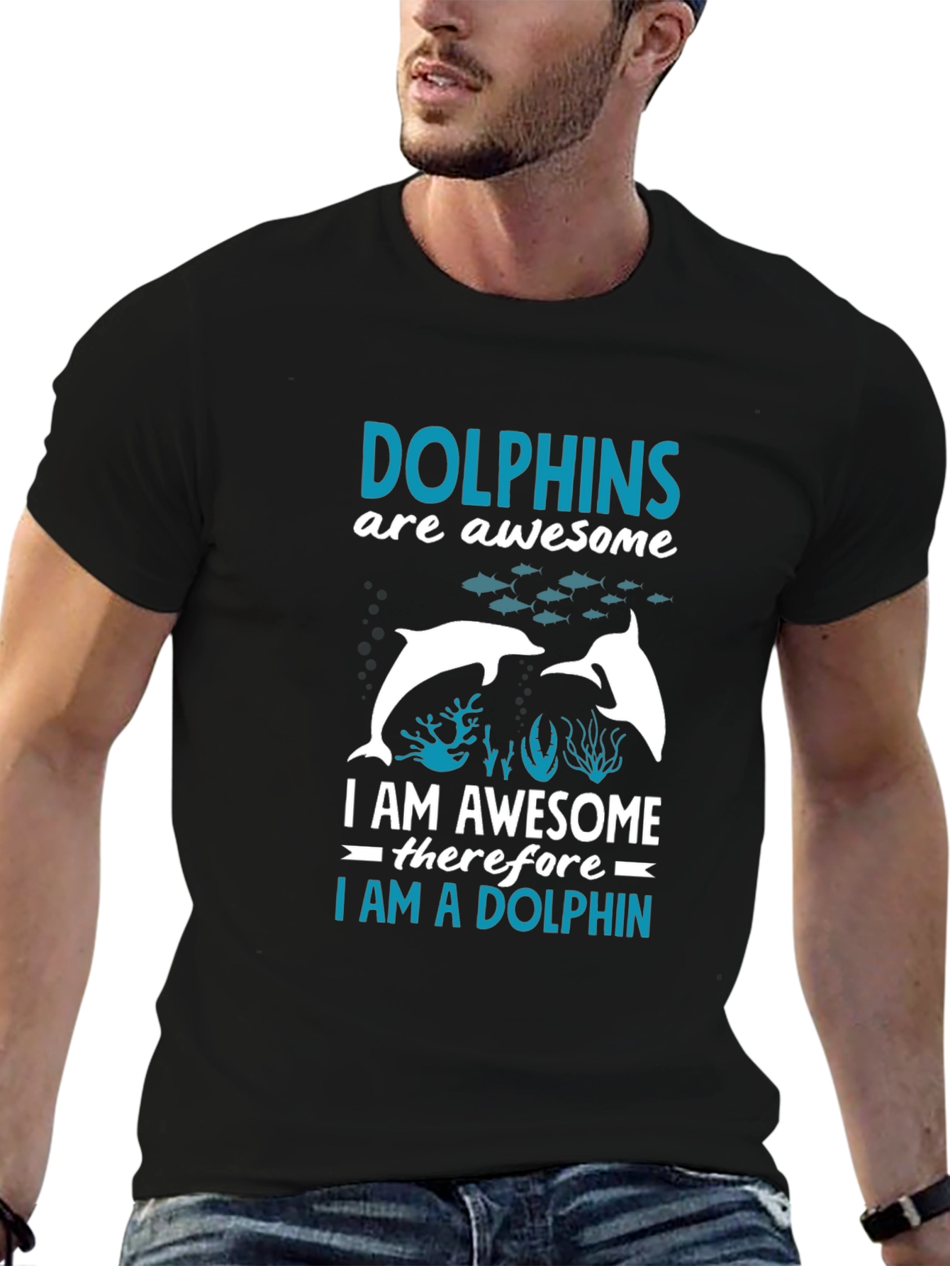 Dolphin Lover T-Shirt - Awesome Dolphin Graphic Tee