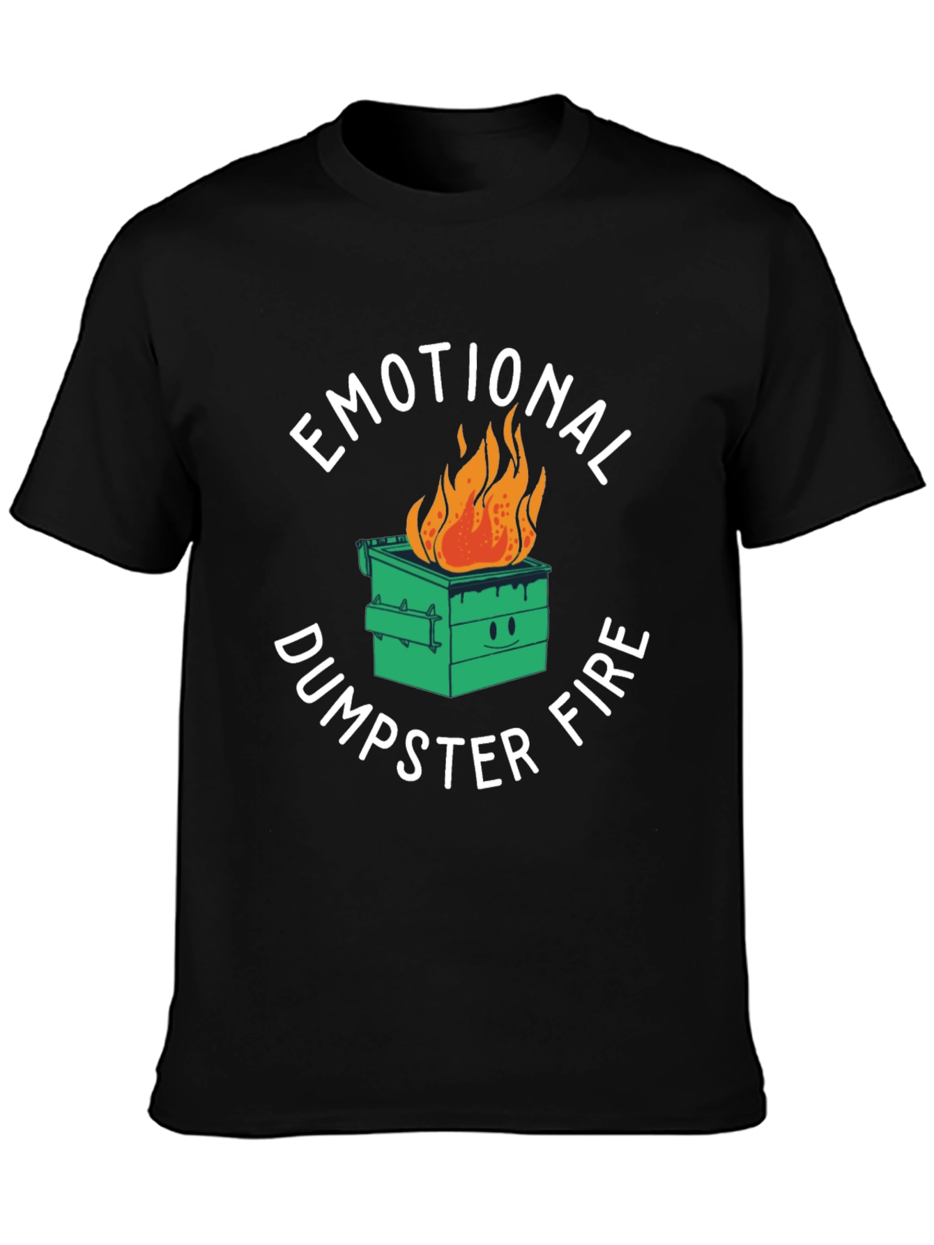 Emotional Dumpster Fire Graphic T-Shirt