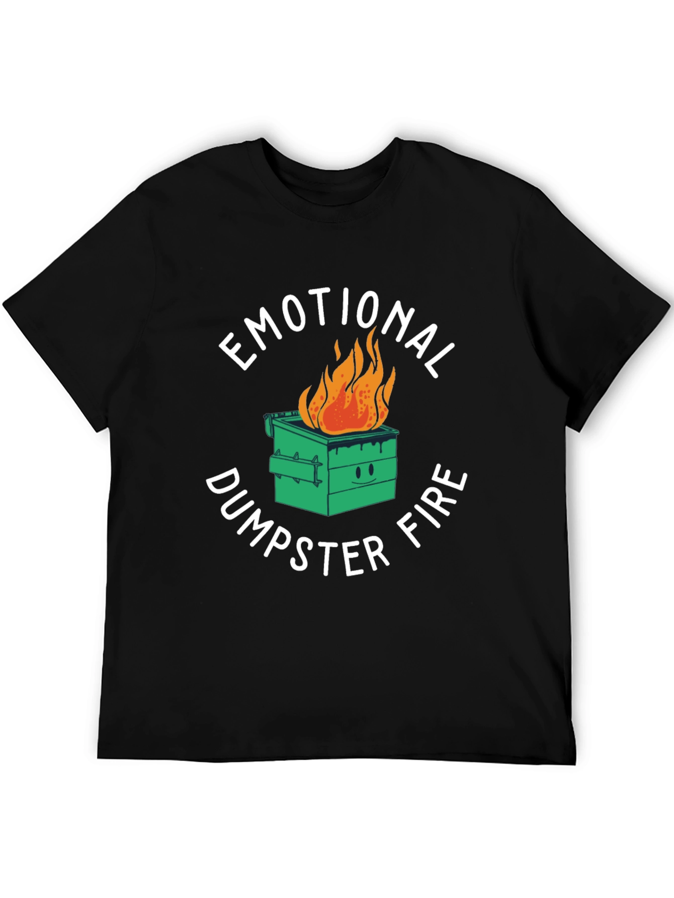 Emotional Dumpster Fire Graphic T-Shirt