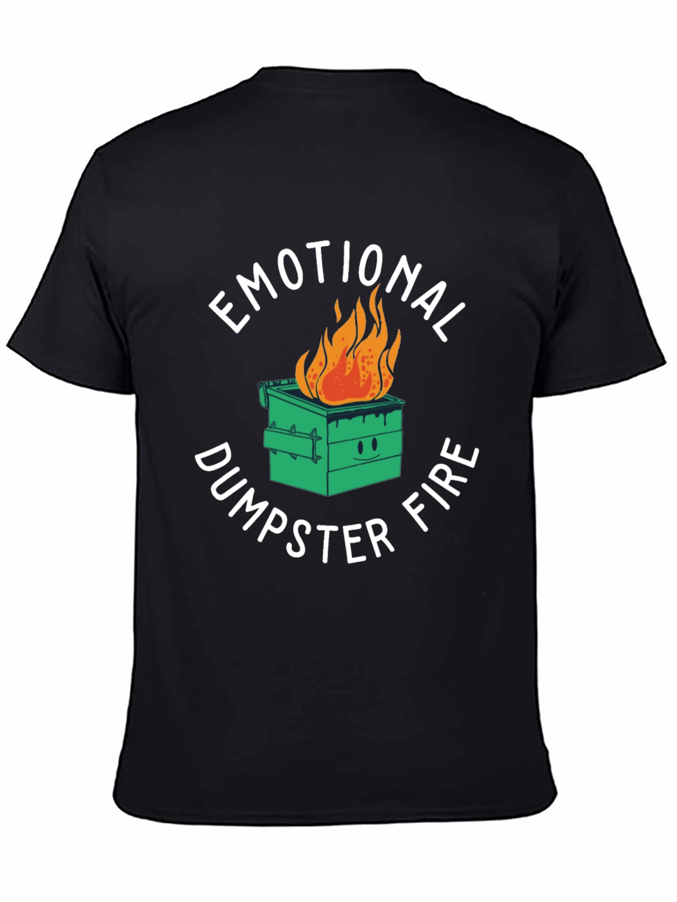 Emotional Dumpster Fire Graphic T-Shirt