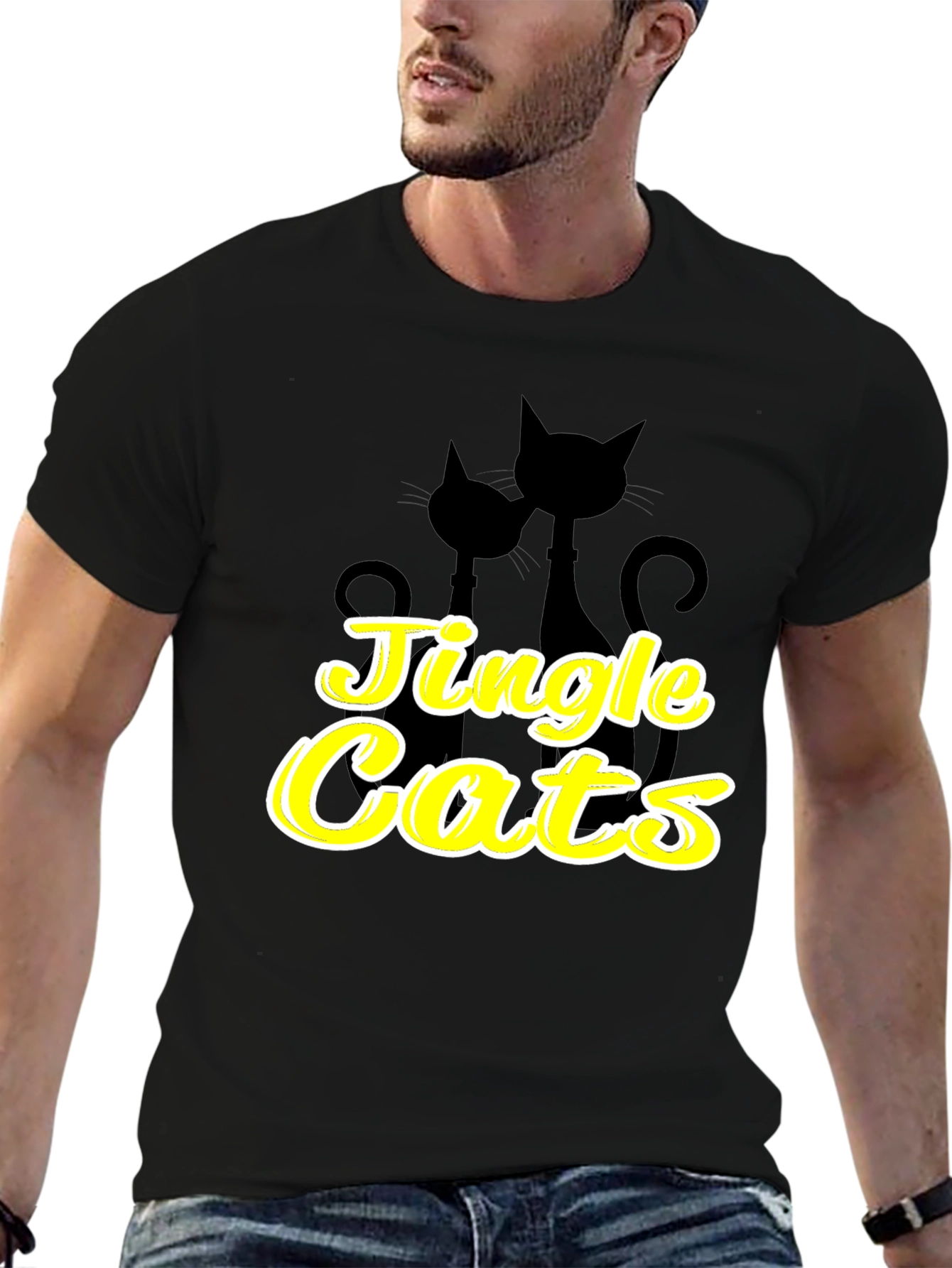 Jingle Cats Tee - Holiday Fun!