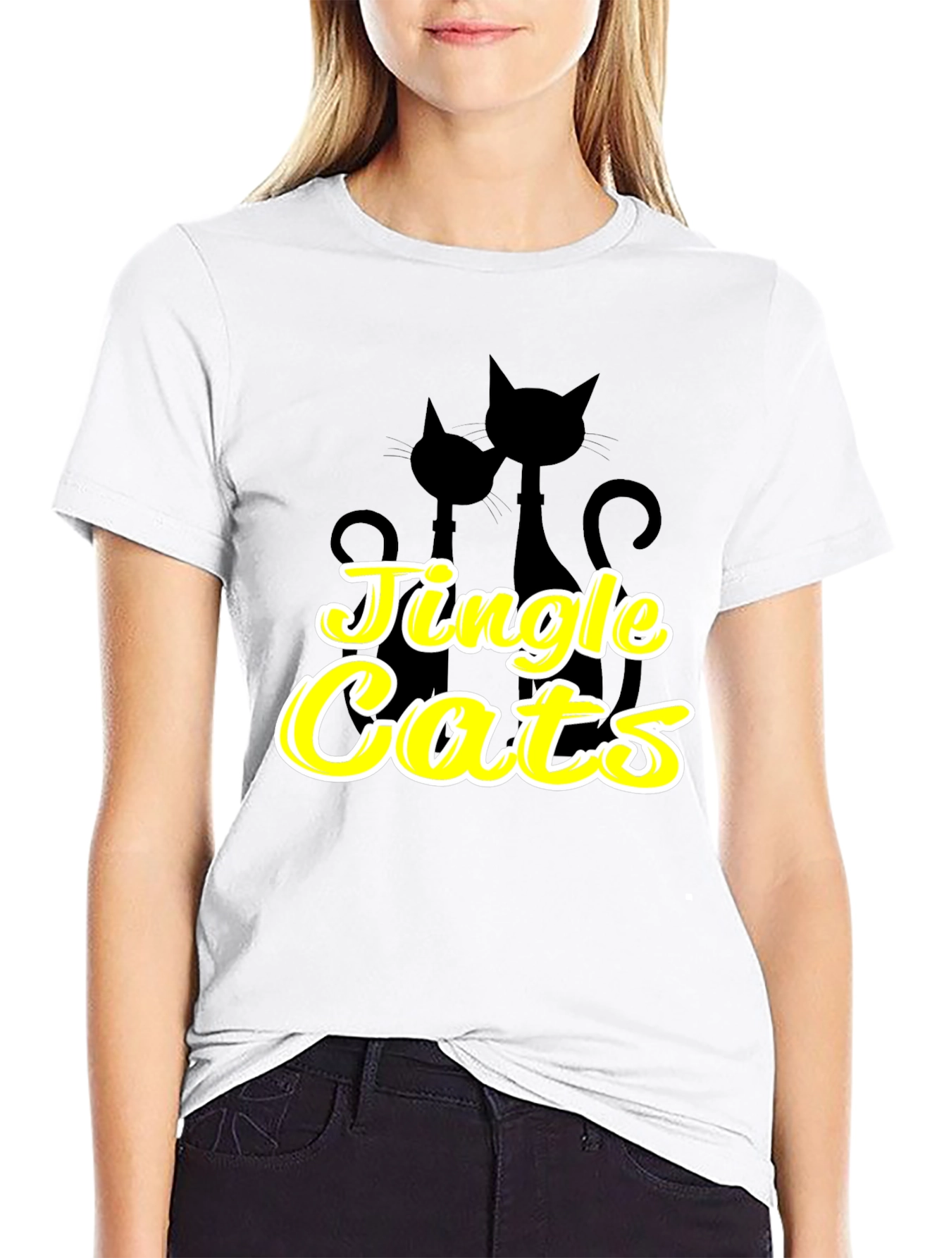 Jingle Cats Tee - Holiday Fun!
