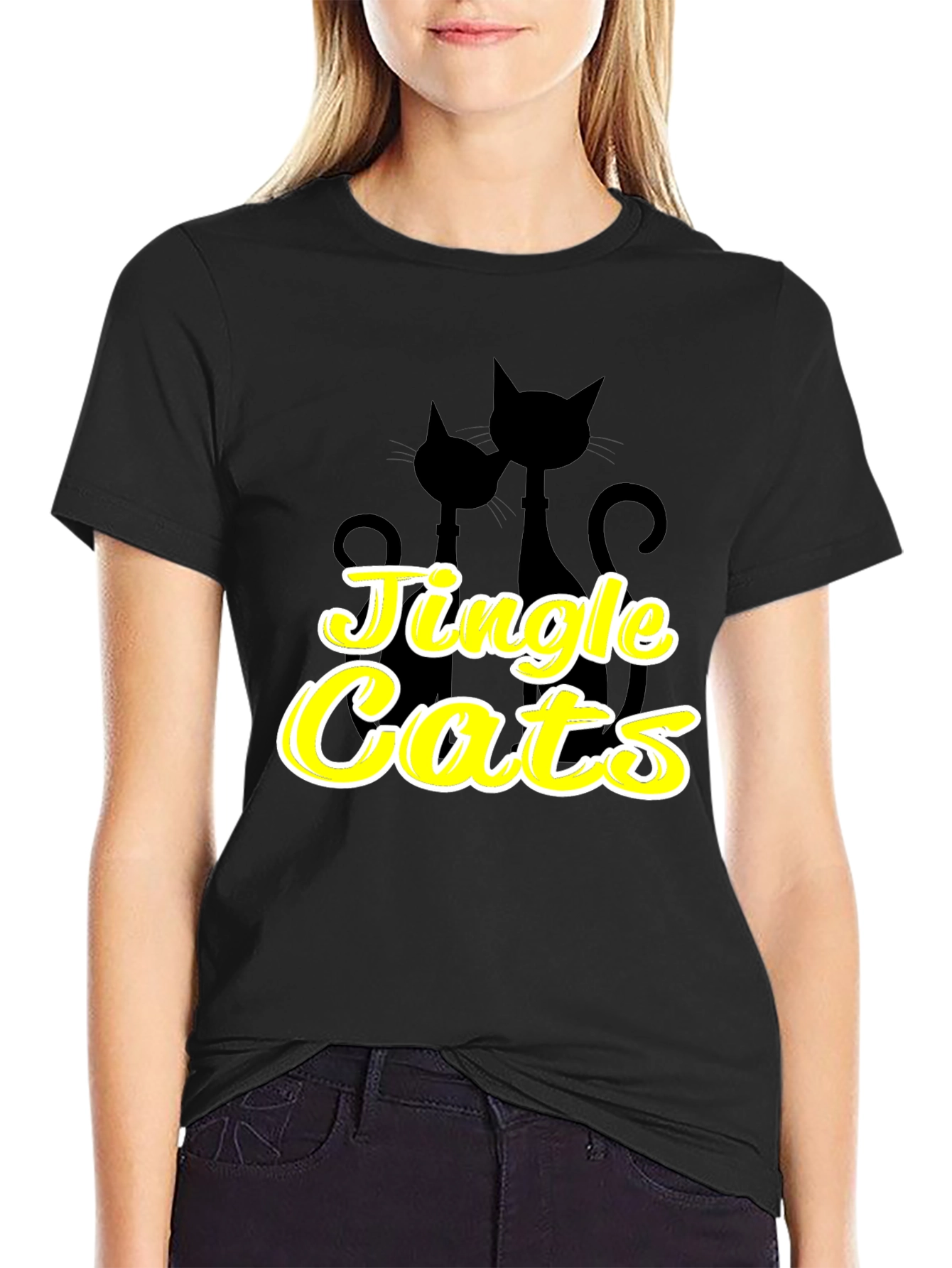 Jingle Cats Tee - Holiday Fun!