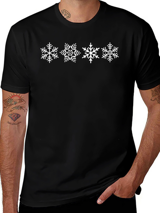 Snowflake Graphic Tee - Winter Holiday Shirt