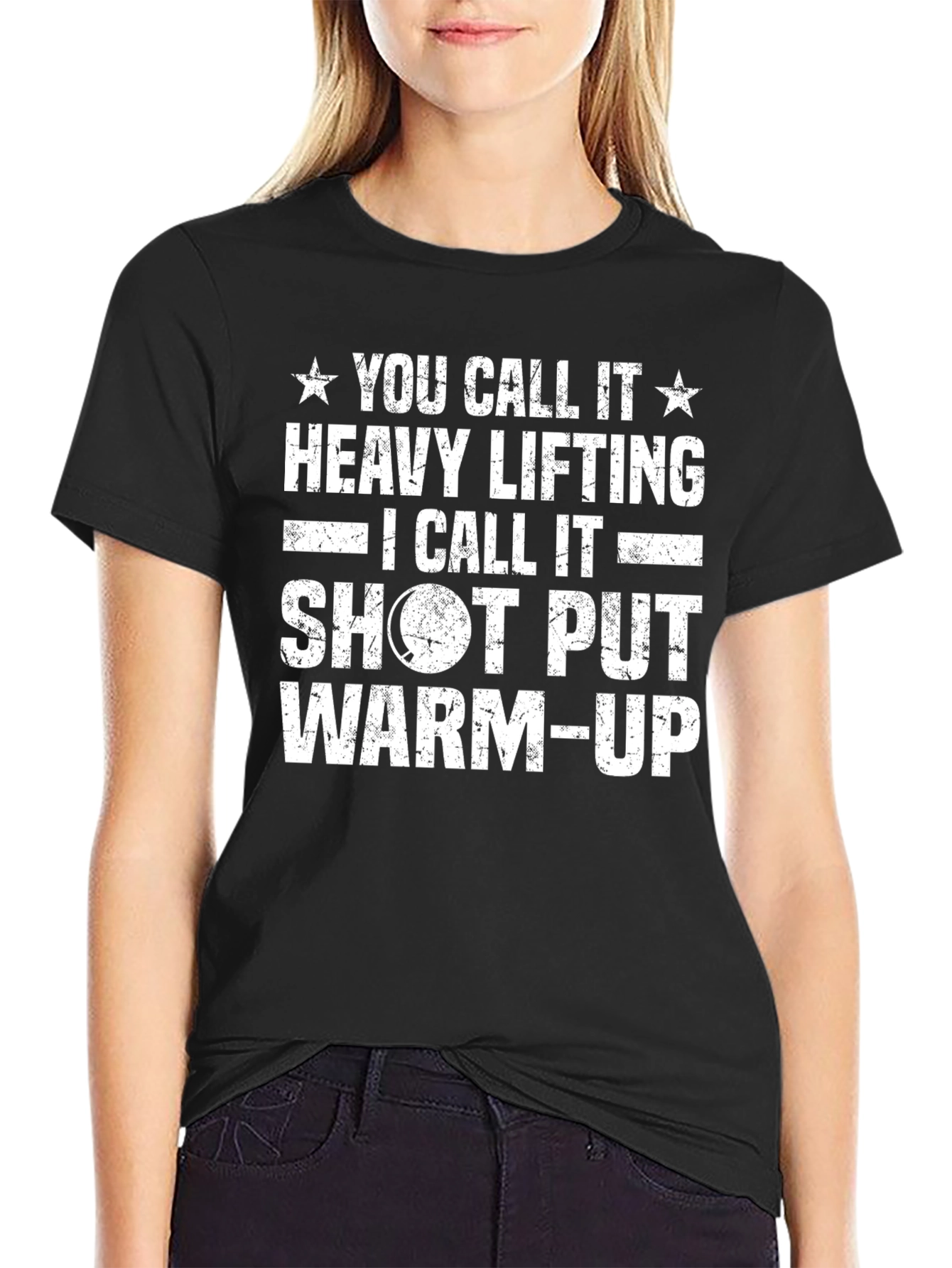 Shot Put Warm-Up Graphic T-Shirt