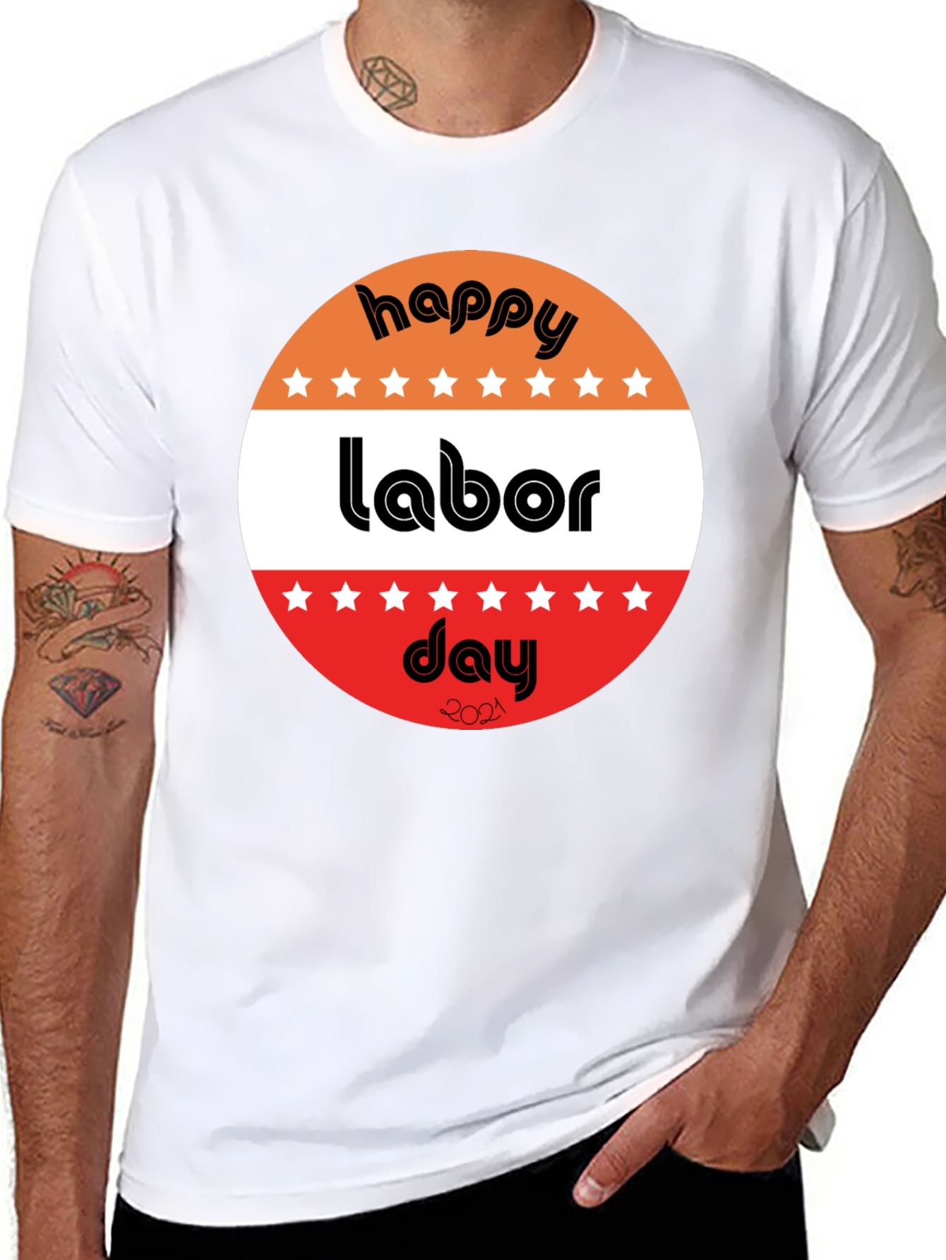 Happy Labor Day T-Shirt Graphic Tee Holiday Gift
