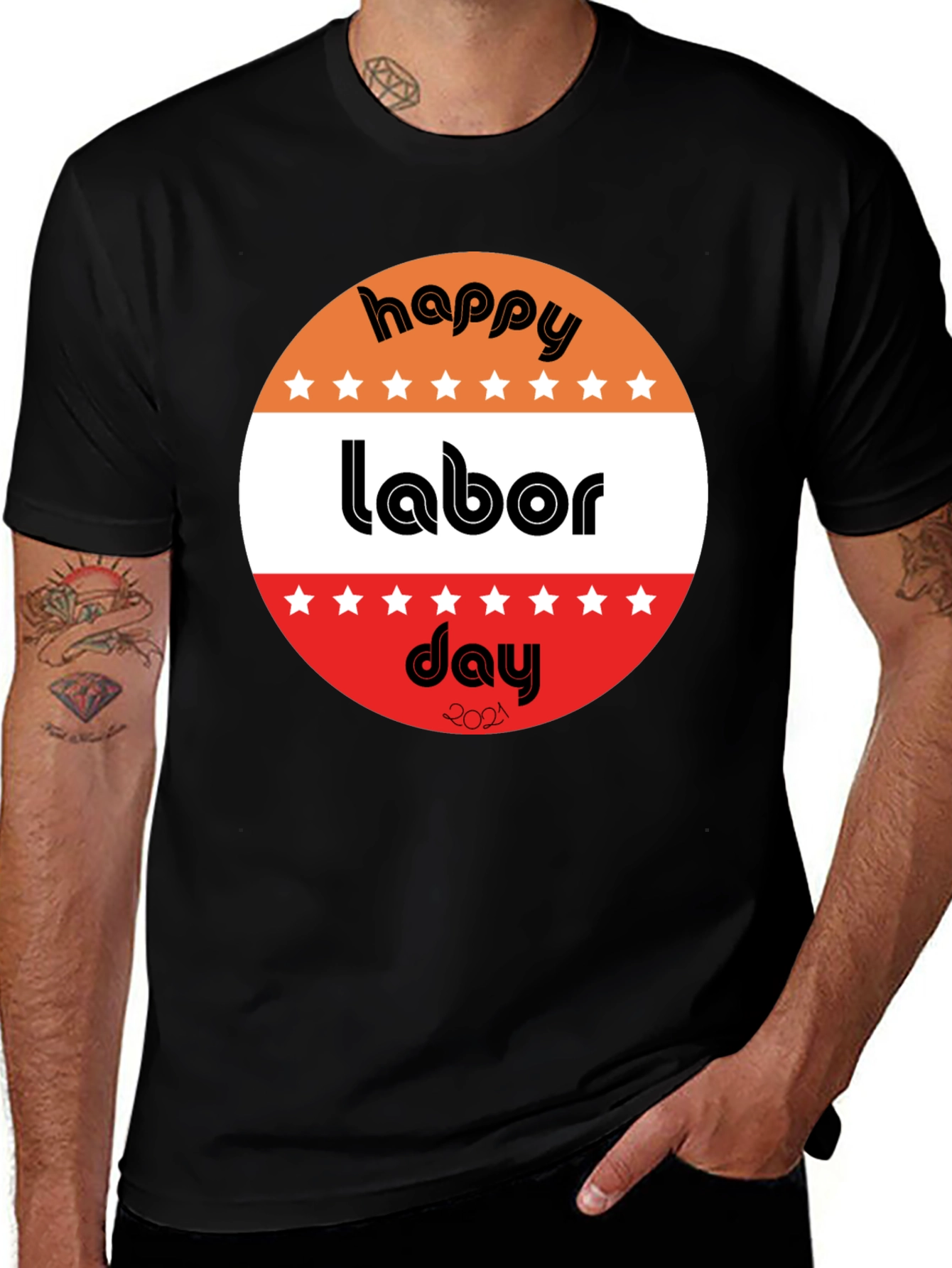 Happy Labor Day T-Shirt Graphic Tee Holiday Gift