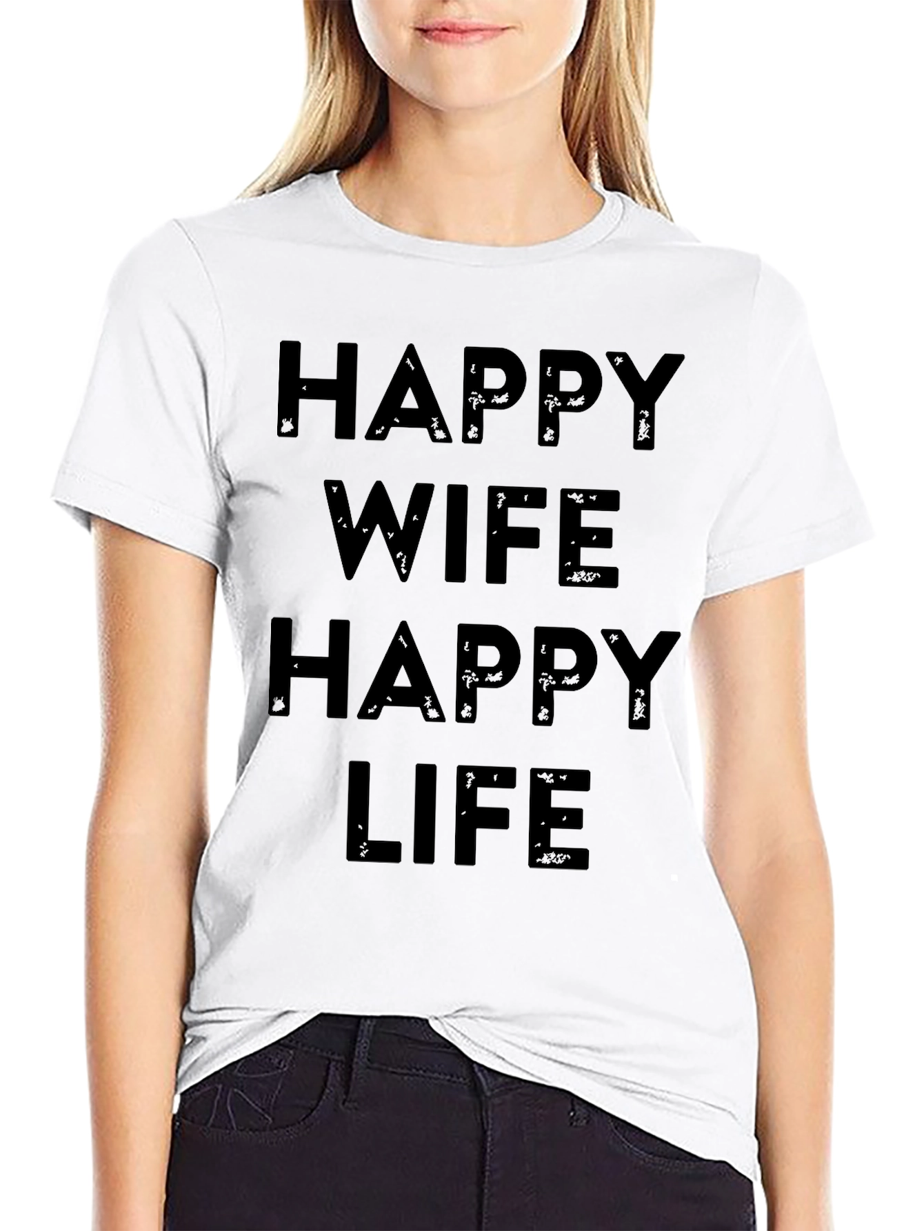 Happy Wife Happy Life T-Shirt