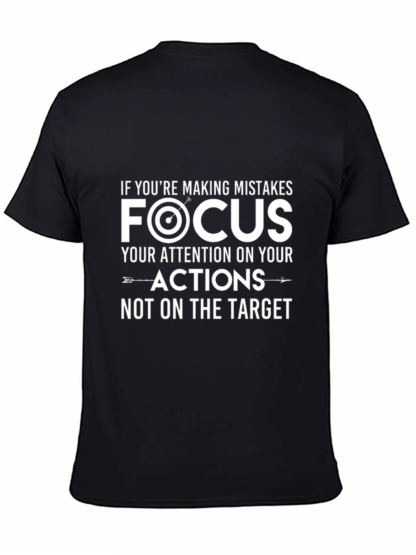 Focus Graphic Tee - Motivational T-Shirt