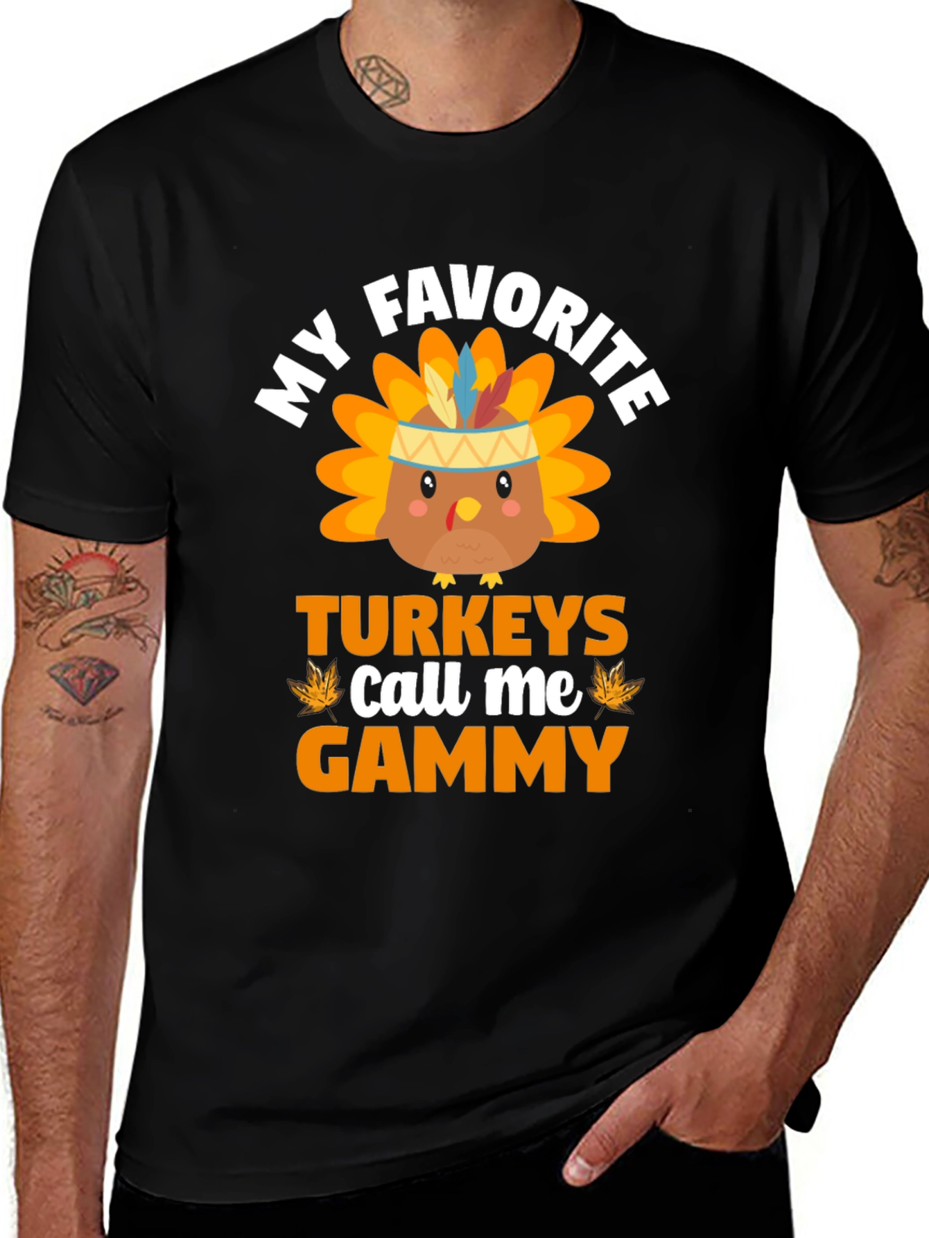 My Favorite Turkeys Call Me Gammy T-Shirt