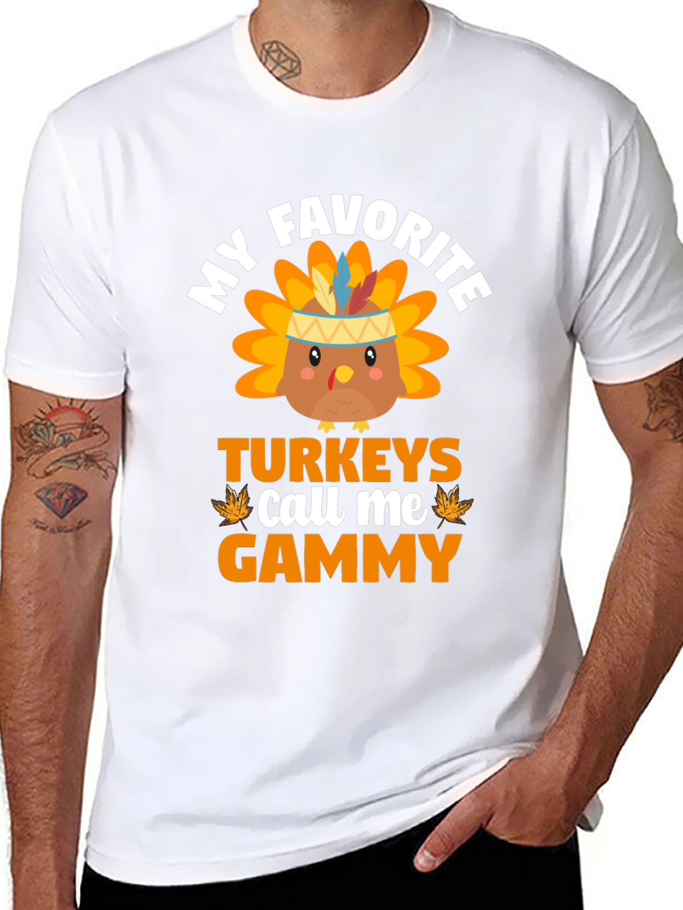 My Favorite Turkeys Call Me Gammy T-Shirt