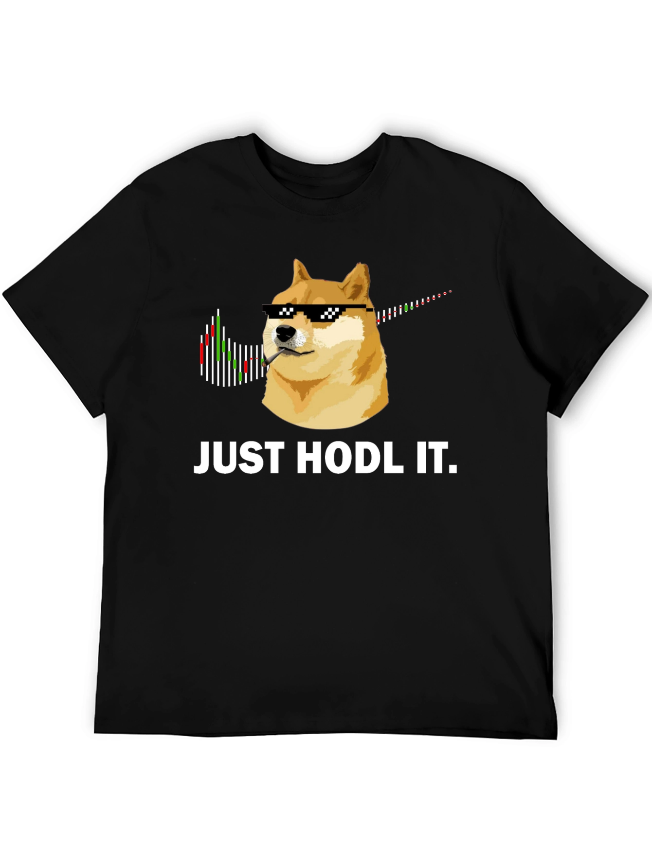 Just Hodl It T-Shirt: Crypto Doge Meme Tee
