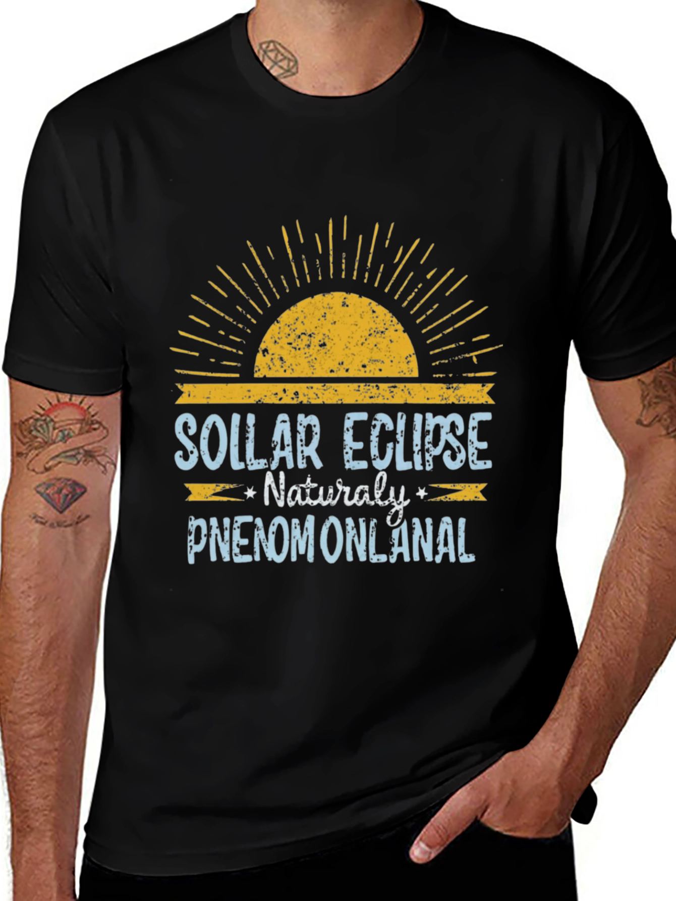 Solar Eclipse Novelty Graphic T-Shirt