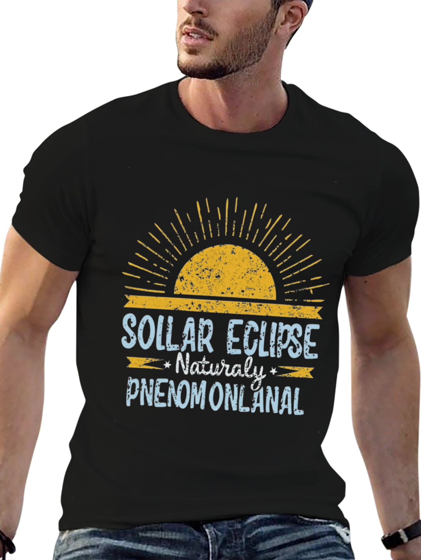 Solar Eclipse Novelty Graphic T-Shirt
