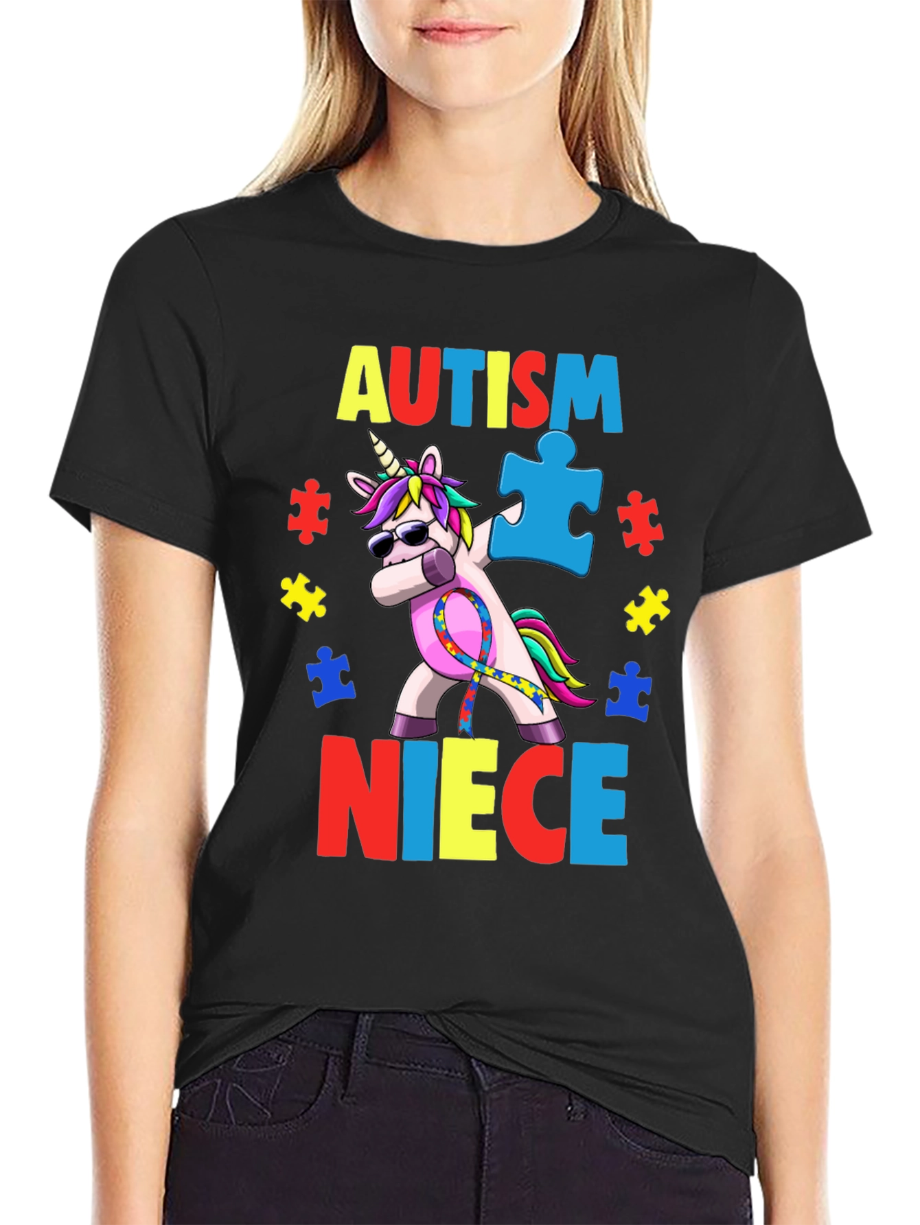 Autism Niece Unicorn T-Shirt