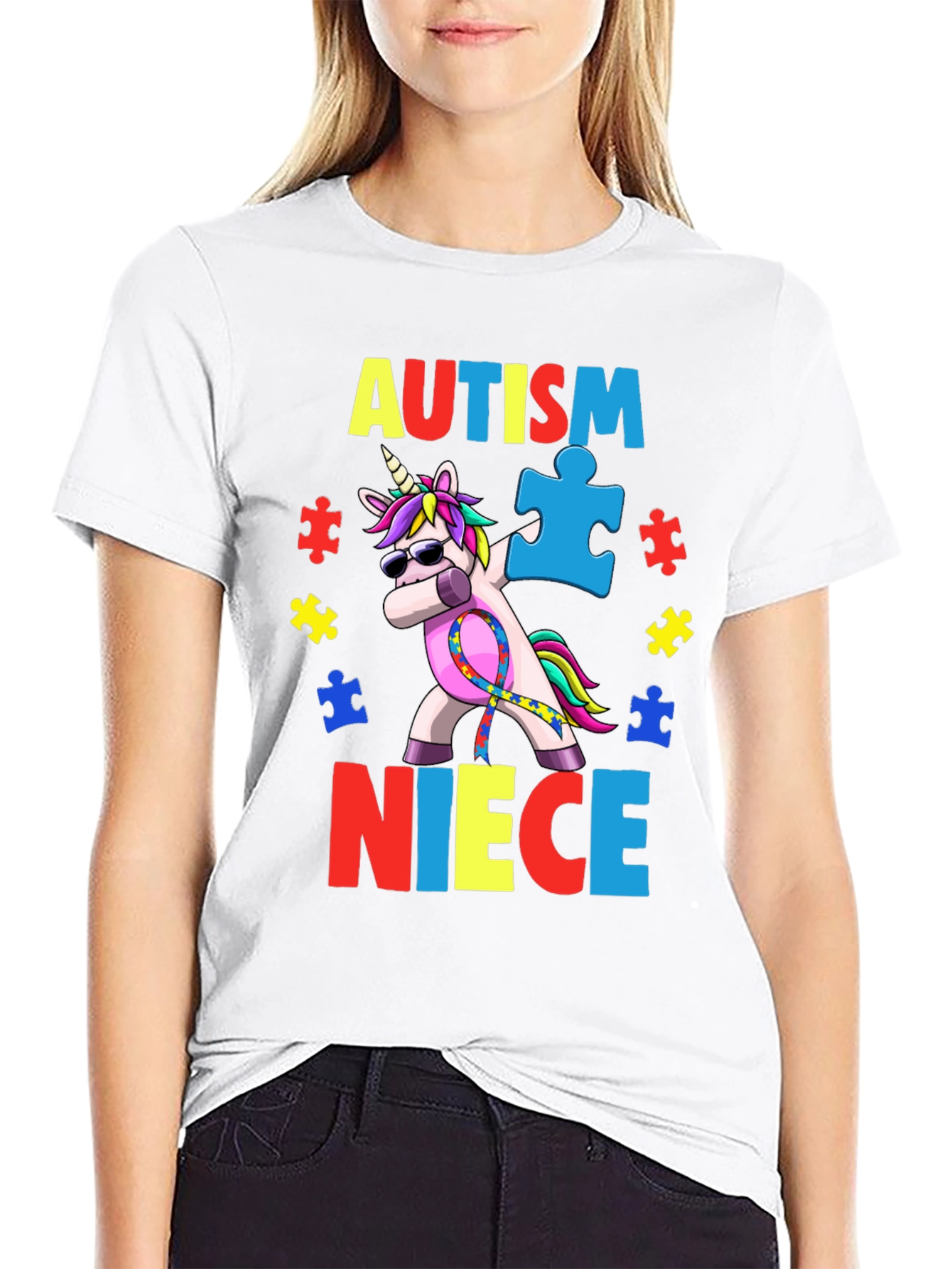 Autism Niece Unicorn T-Shirt