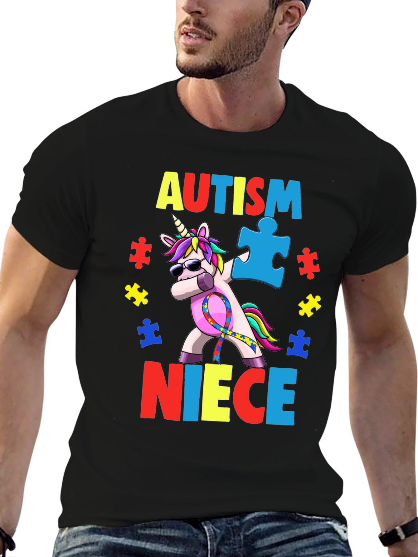Autism Niece Unicorn T-Shirt