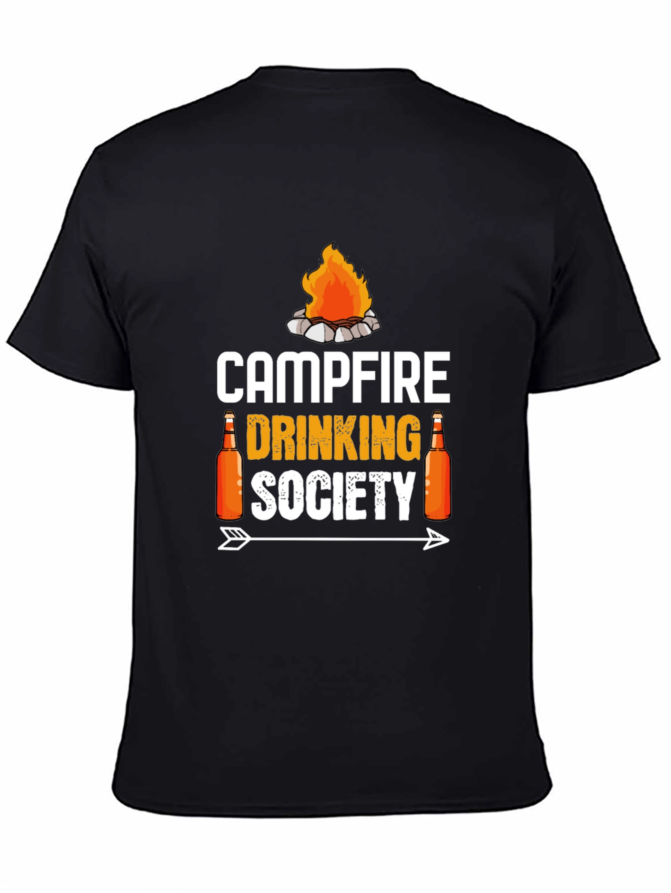Campfire Drinking Society Graphic T-Shirt