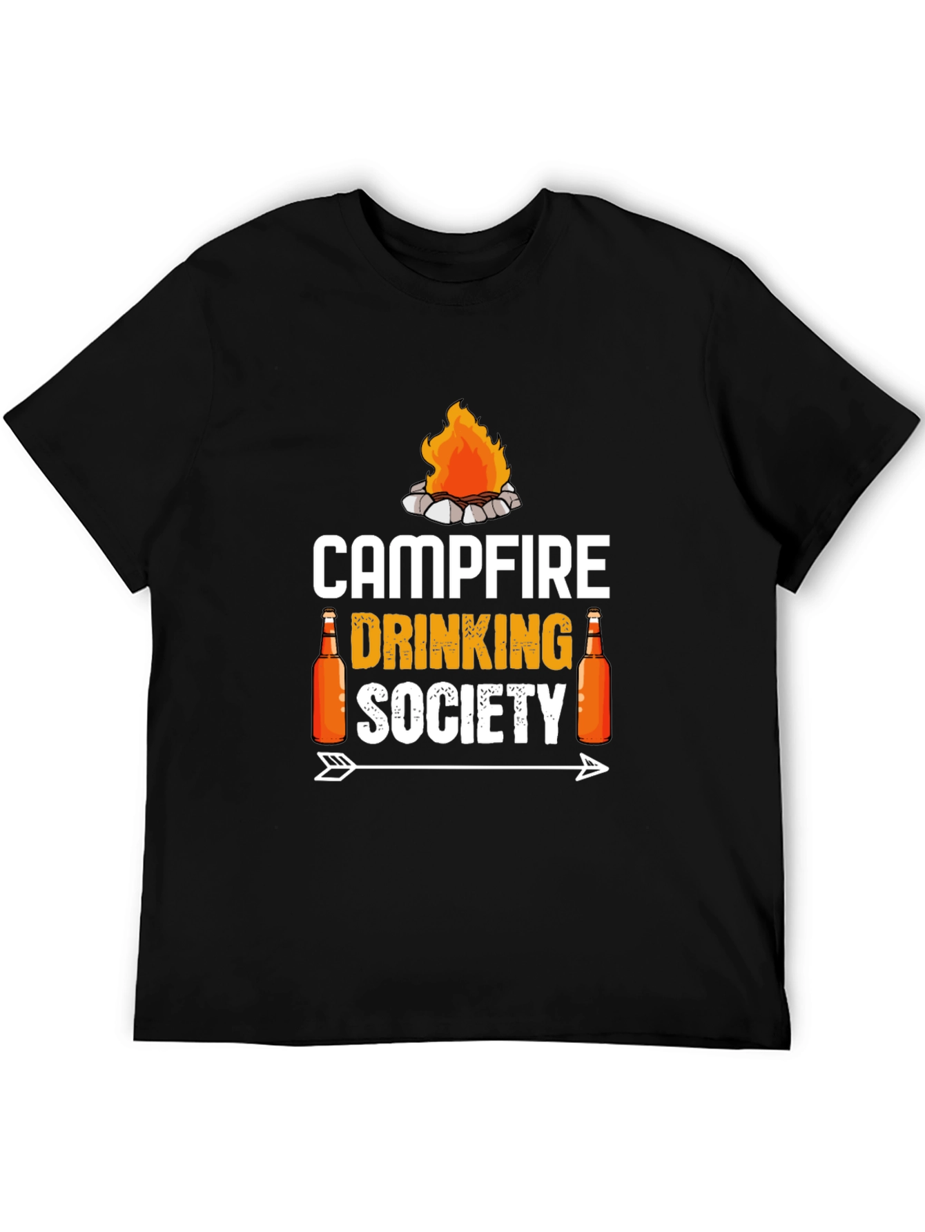 Campfire Drinking Society Graphic T-Shirt