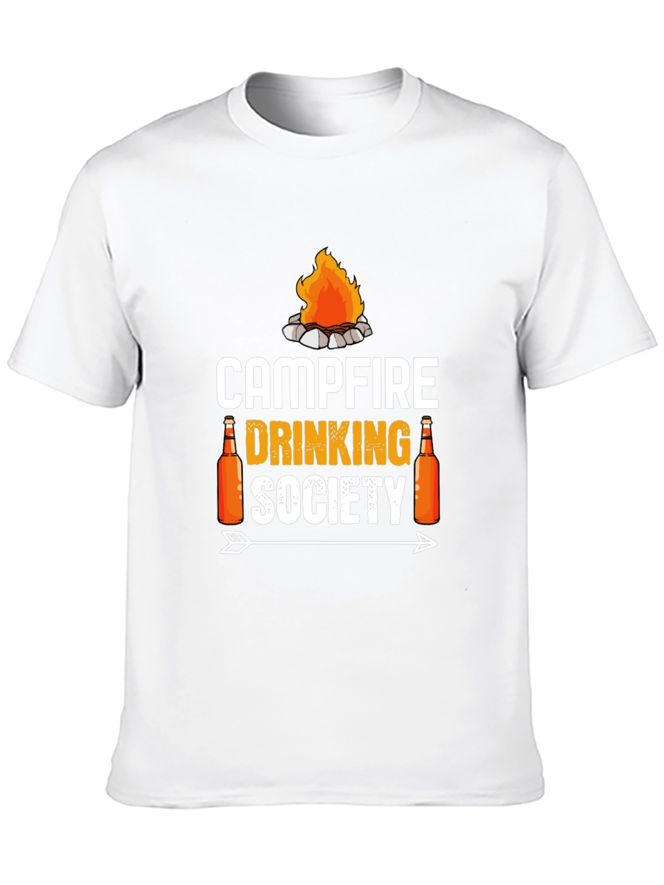 Campfire Drinking Society Graphic T-Shirt