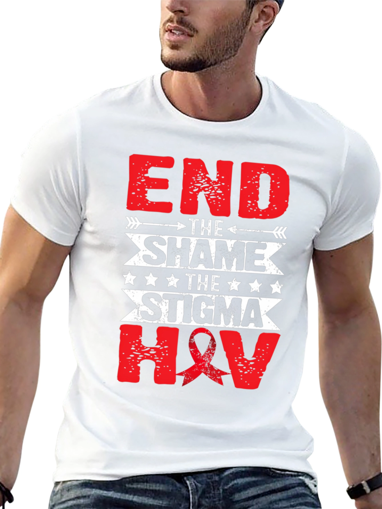 End the Shame HIV Awareness T-Shirt