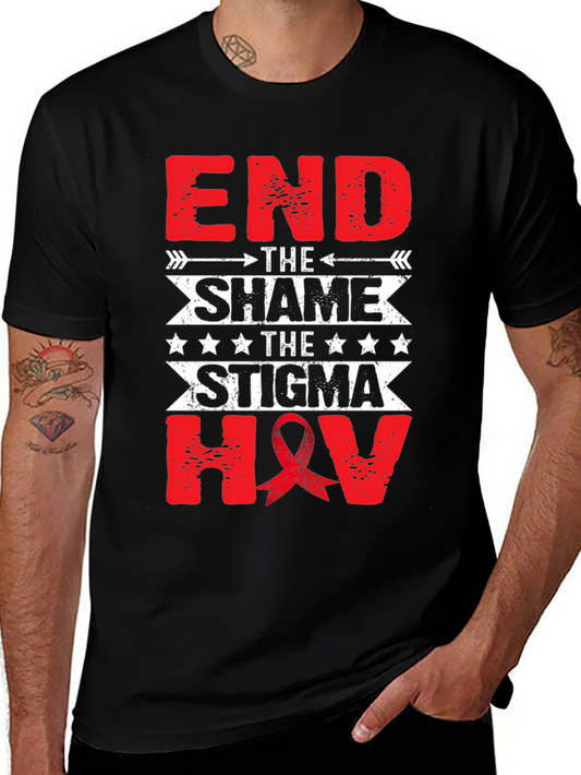 End the Shame HIV Awareness T-Shirt