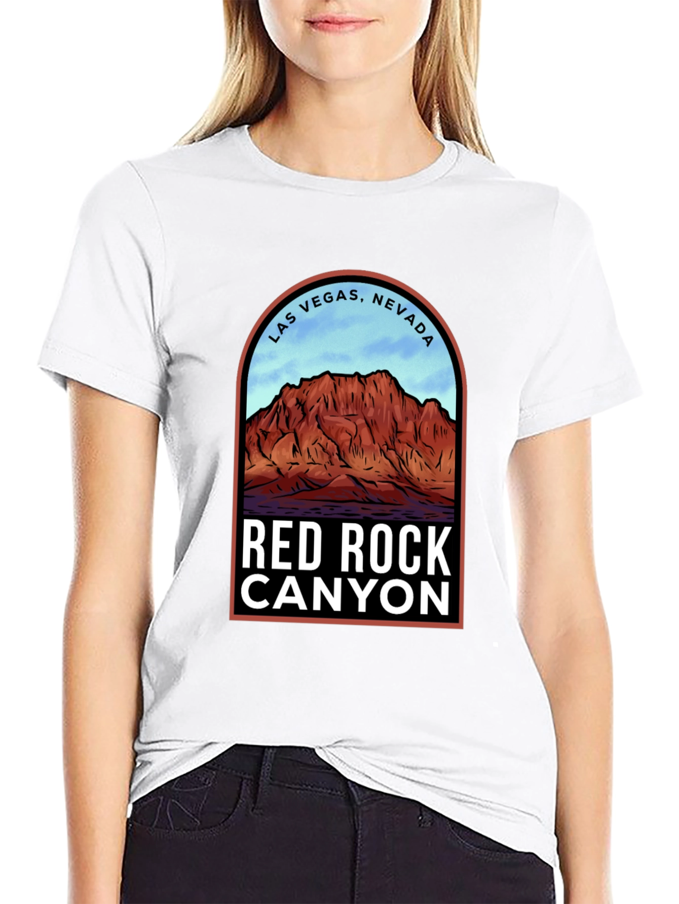 Red Rock Canyon T-Shirt - Las Vegas Nevada Souvenir