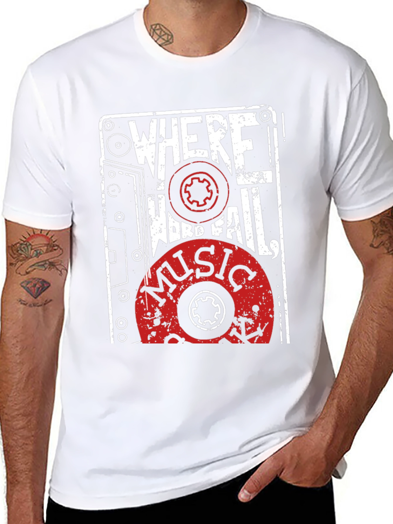 Music Cassette Graphic Tee
