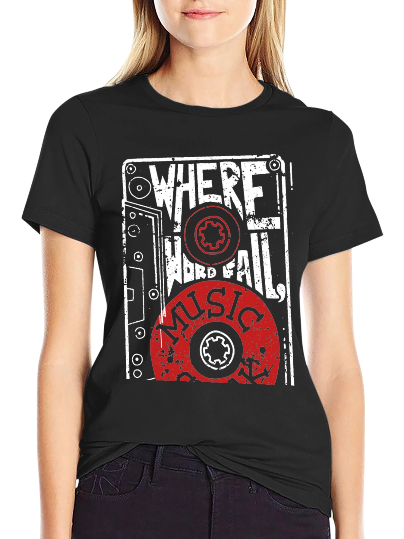 Music Cassette Graphic Tee