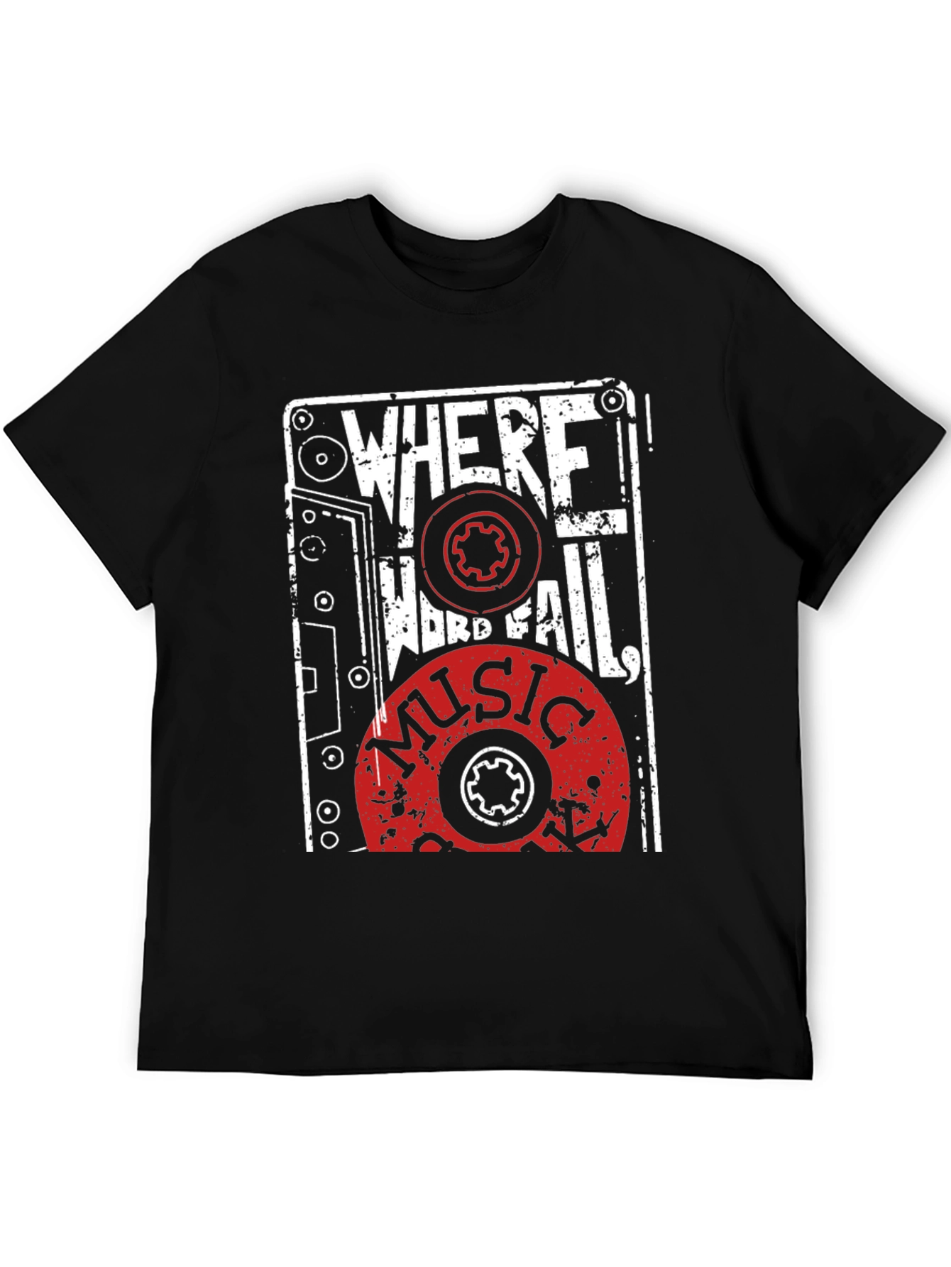 Music Cassette Graphic Tee