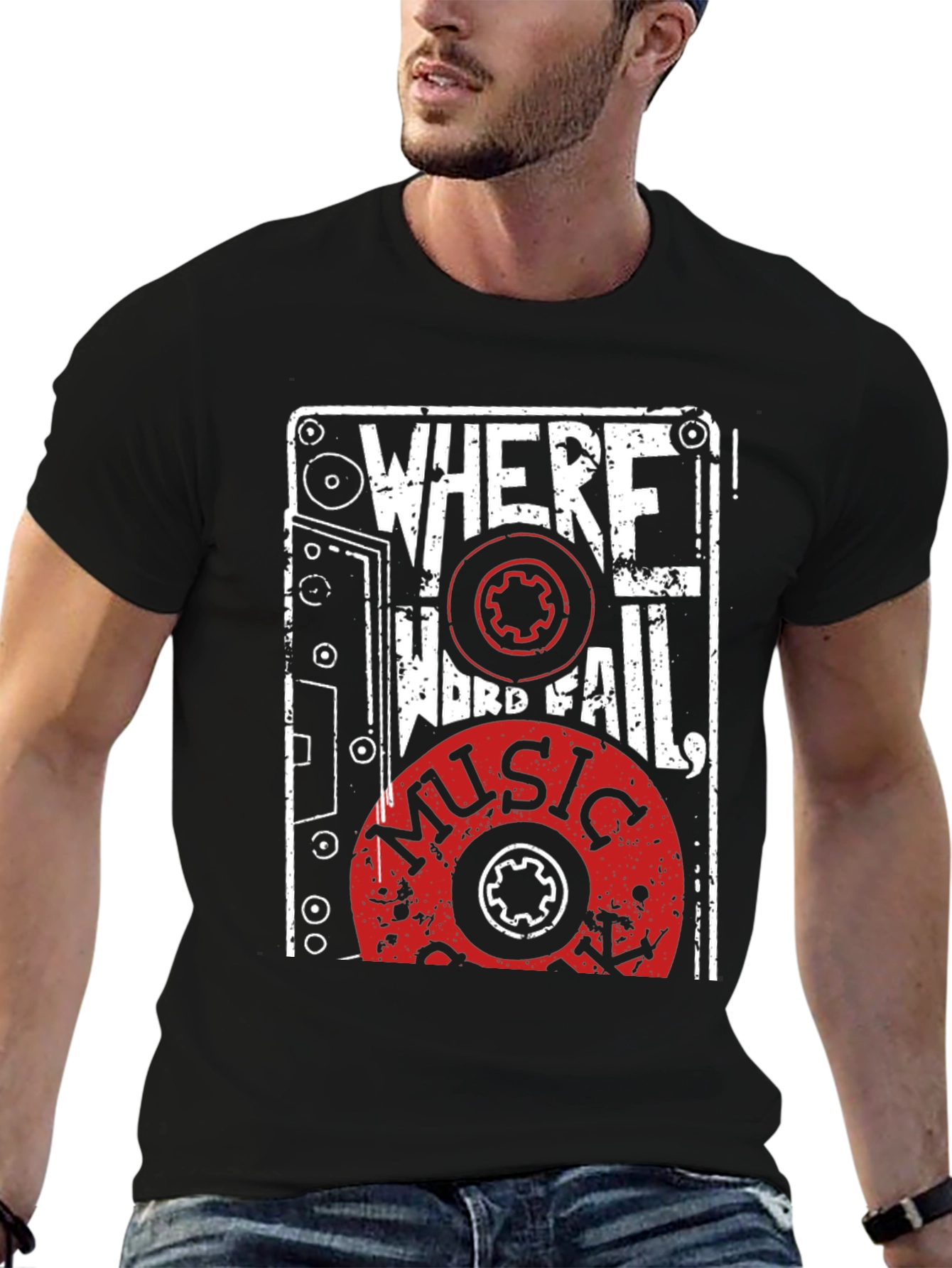 Music Cassette Graphic Tee