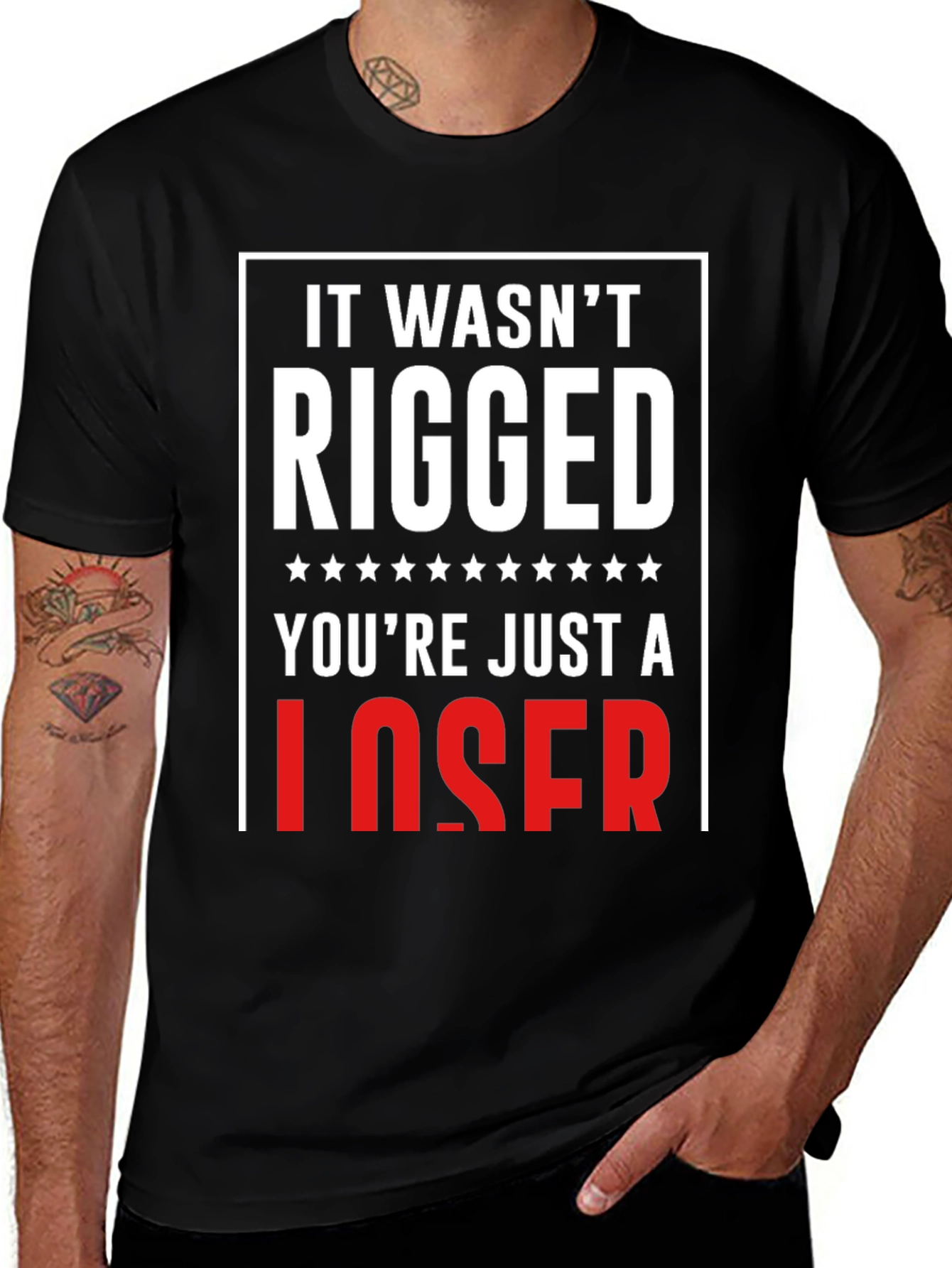 It Wasnt Rigged T-Shirt - Funny Political Tee