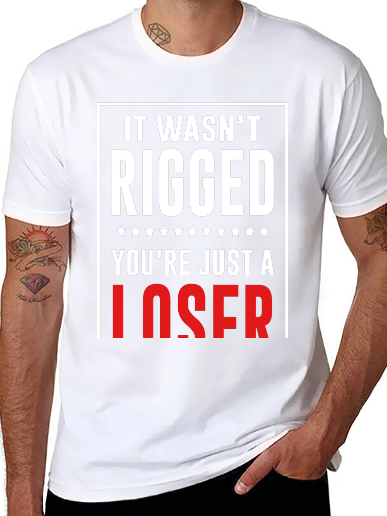 It Wasnt Rigged T-Shirt - Funny Political Tee