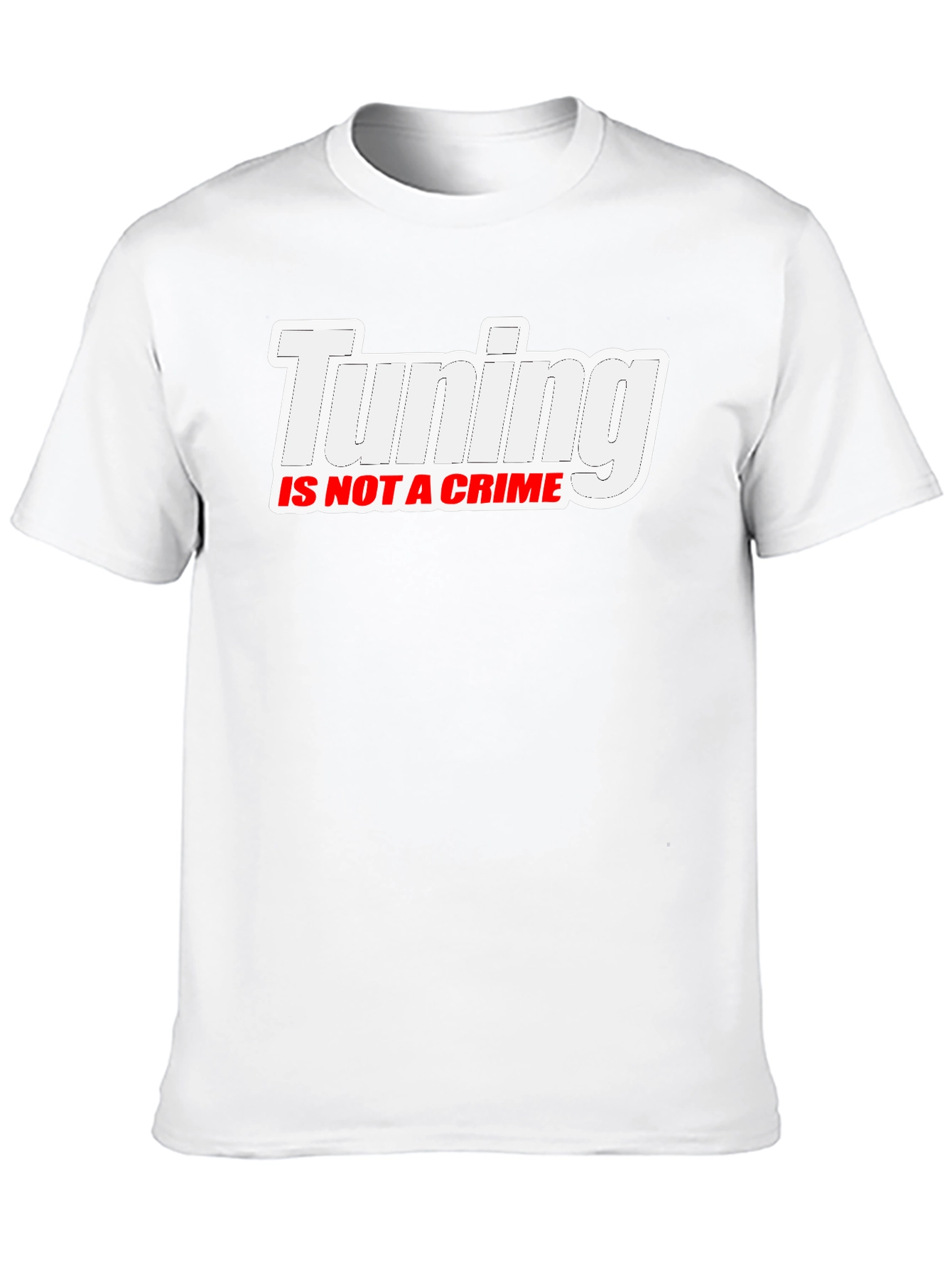 Tuning Is Not A Crime Black T-Shirt